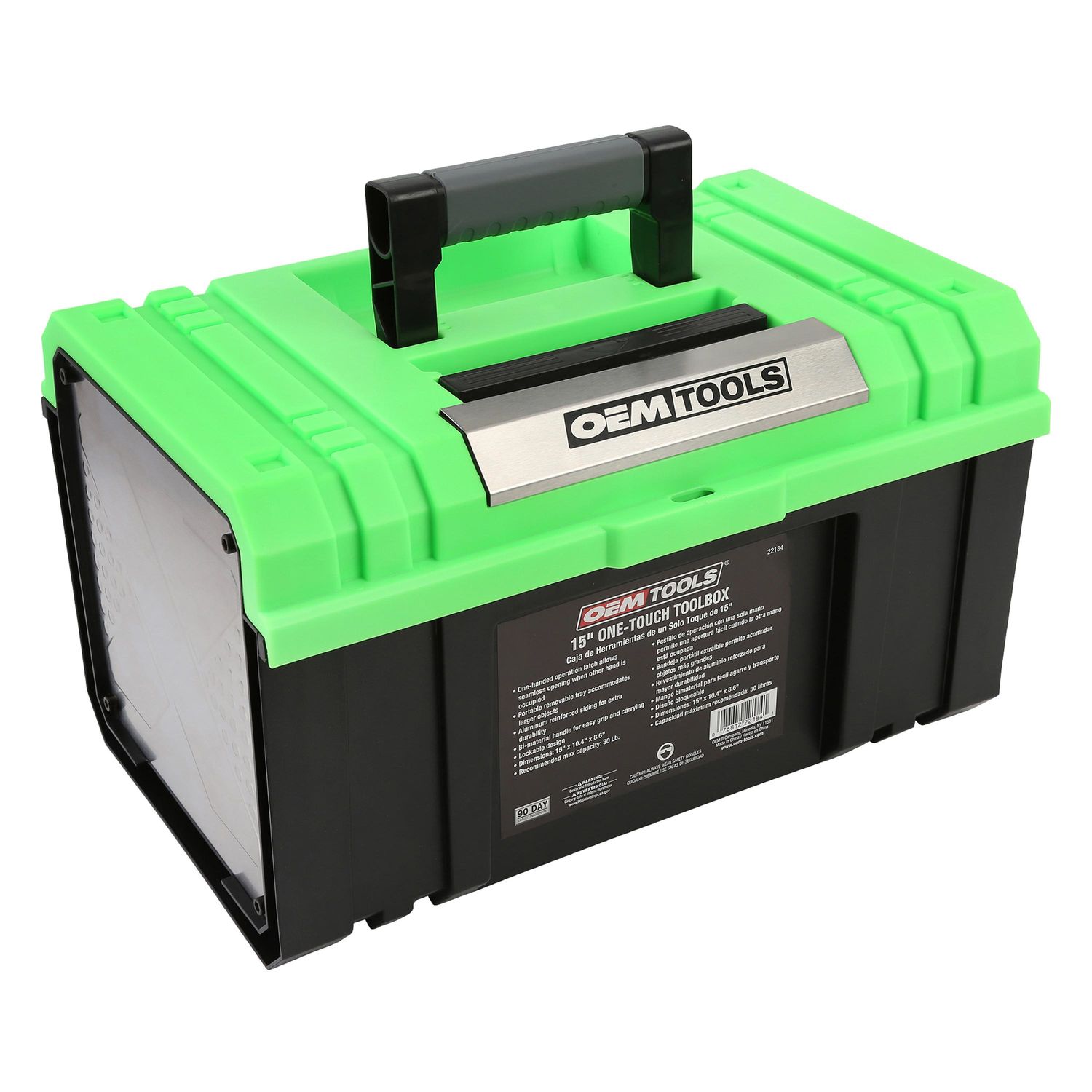 OEMTOOLS 15in One Touch Tool Box