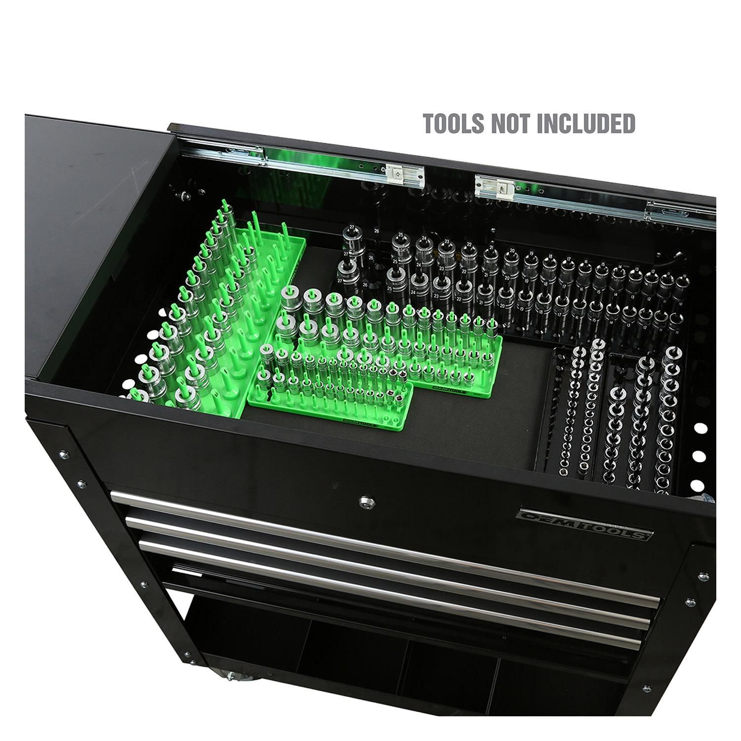 OEMTOOLS 3/8in Drive 3 Post Metric Socket Tray