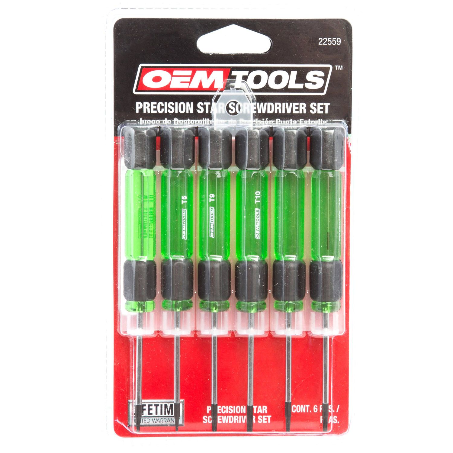 OEMTOOLS Precision Star Screwdriver Set 6 Piece