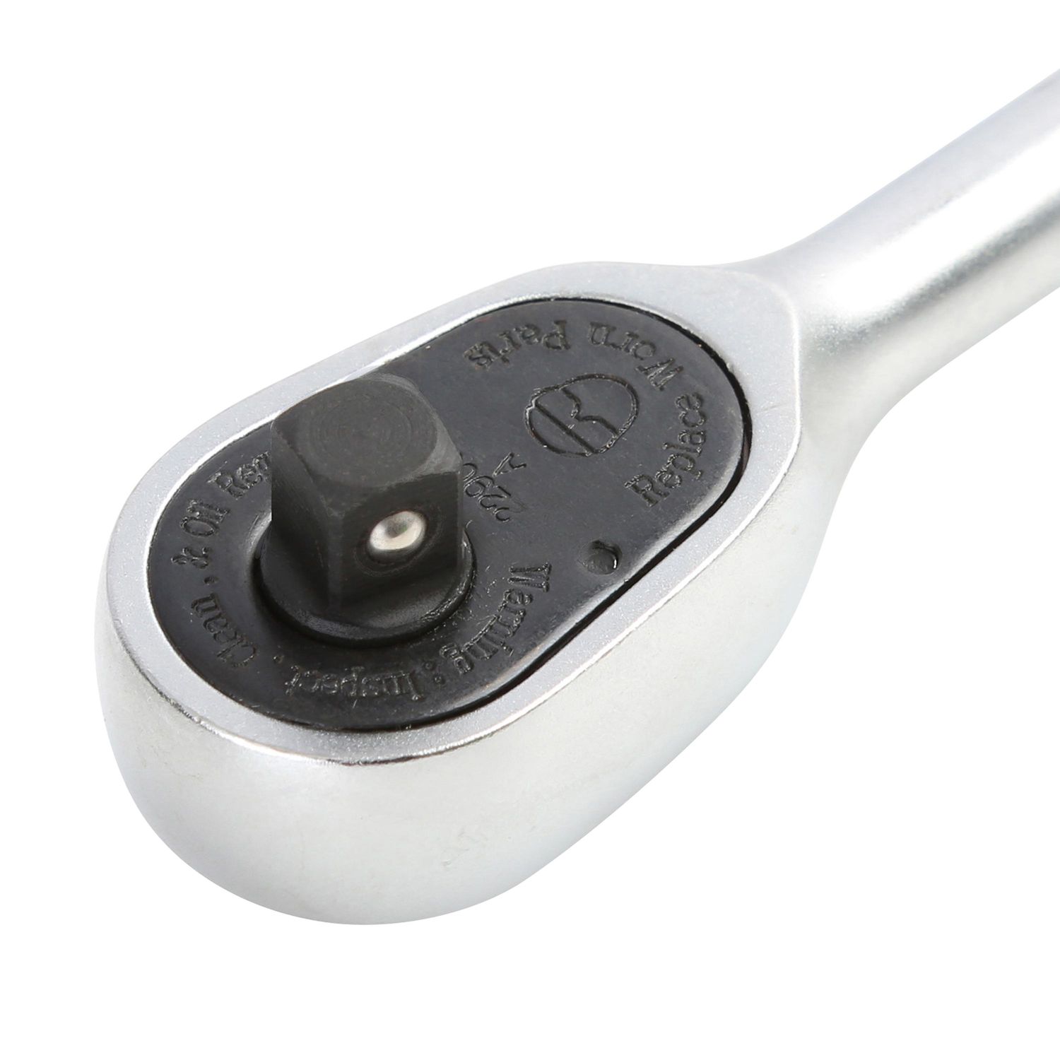OEMTOOLS 1/4" Ratsche Mit Flachem Kopf – 10,4 Cm, 36 Zähne, Satiniert, Für Enge Räume, Wärmebehandelter Stahl