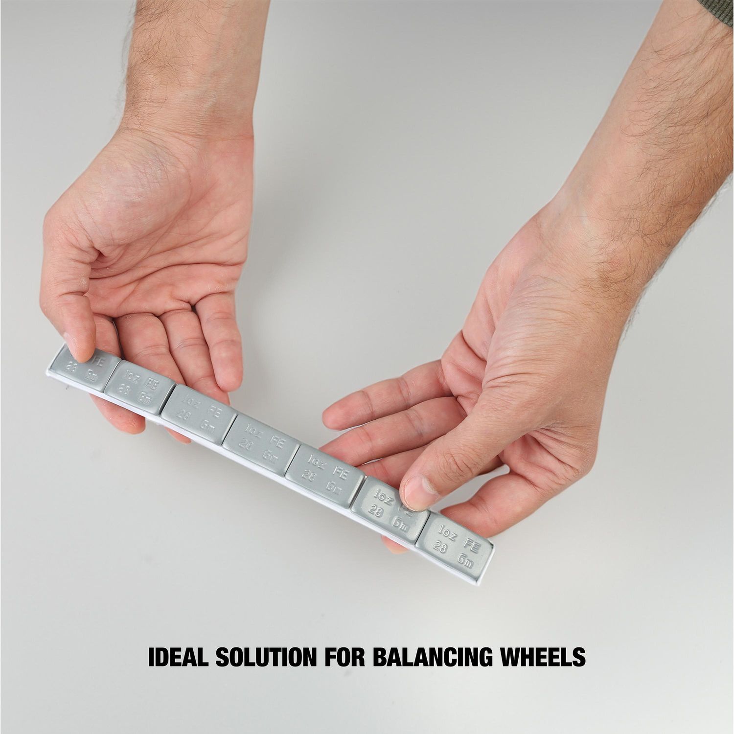 OEMTOOLS Low Profile Steel Adhesive Wheel Weights