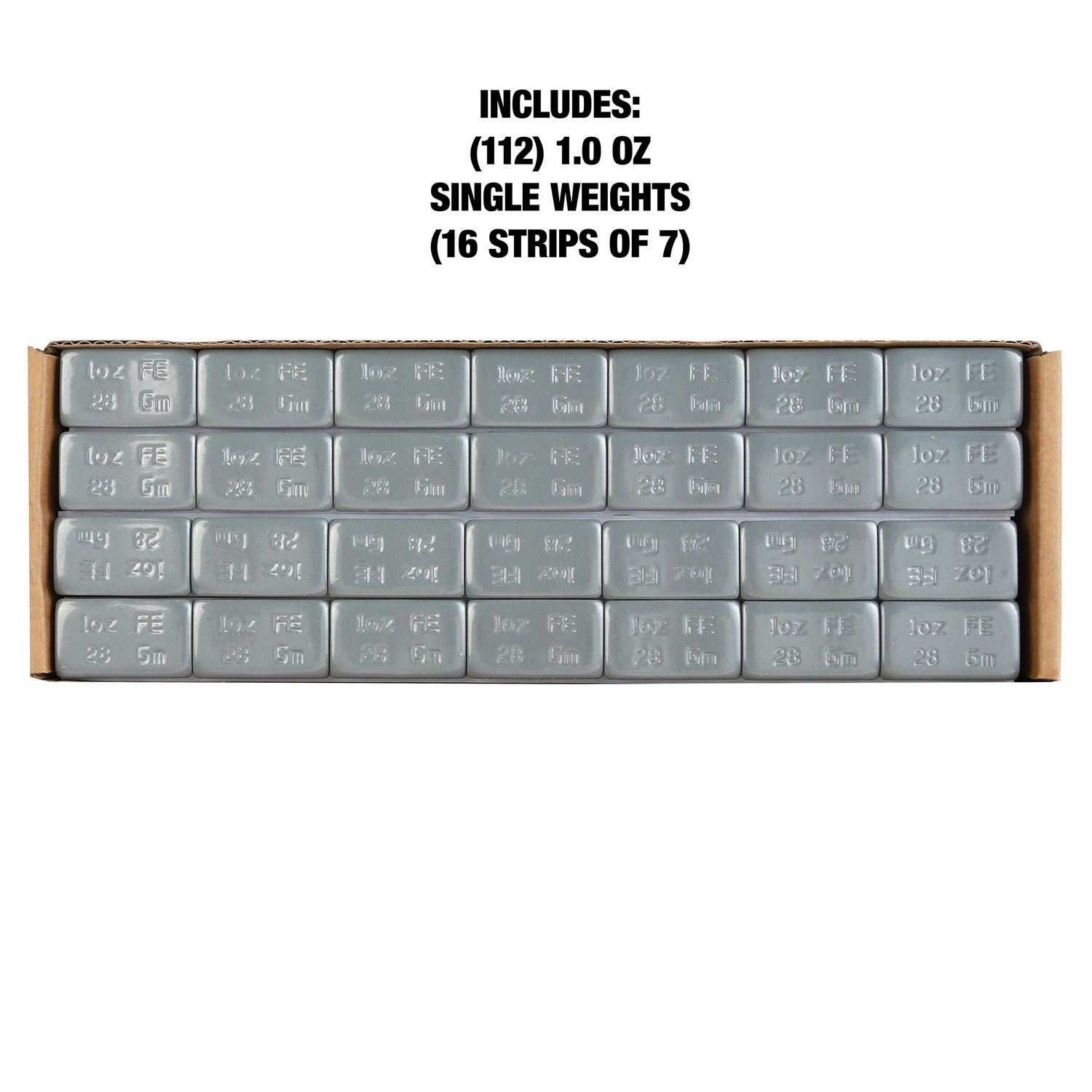 OEMTOOLS Low Profile Steel Adhesive Wheel Weights