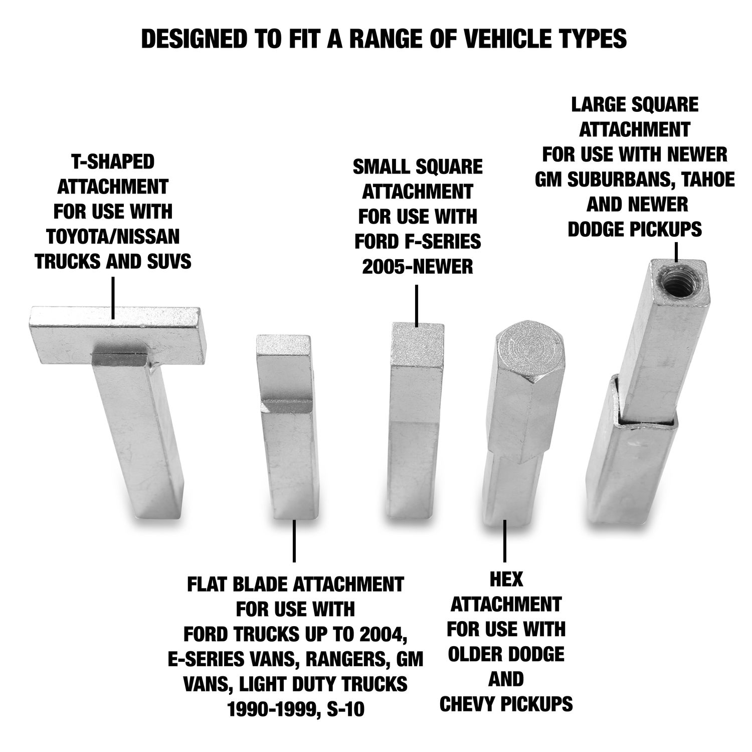 thumbnail image 2 of ST Spare Tire Removal Kit – 7-Piece Set With Holding Plate – Tire Tool Parts – 695781384861 2 of 4