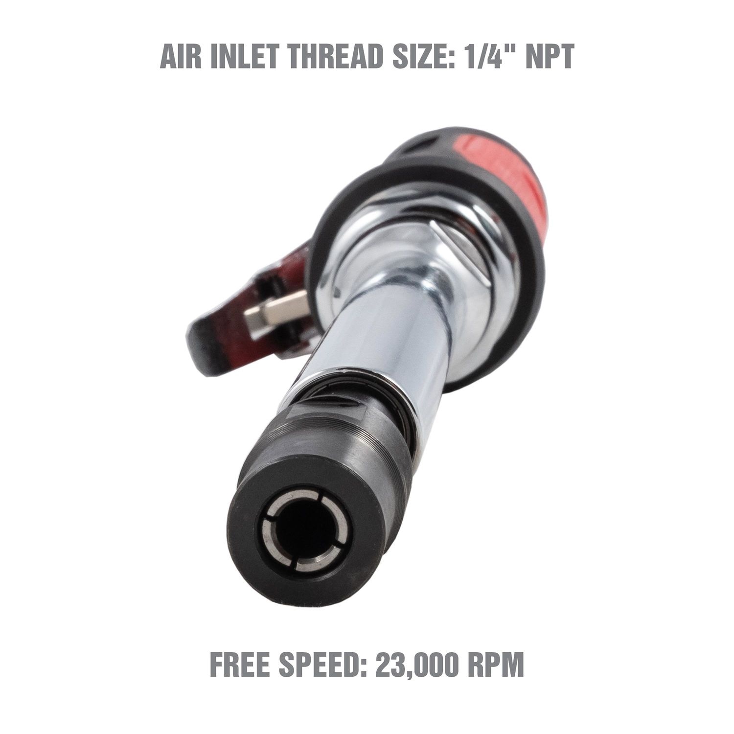 View of OEMTOOLS 1/4in Extended Air Die Grinder