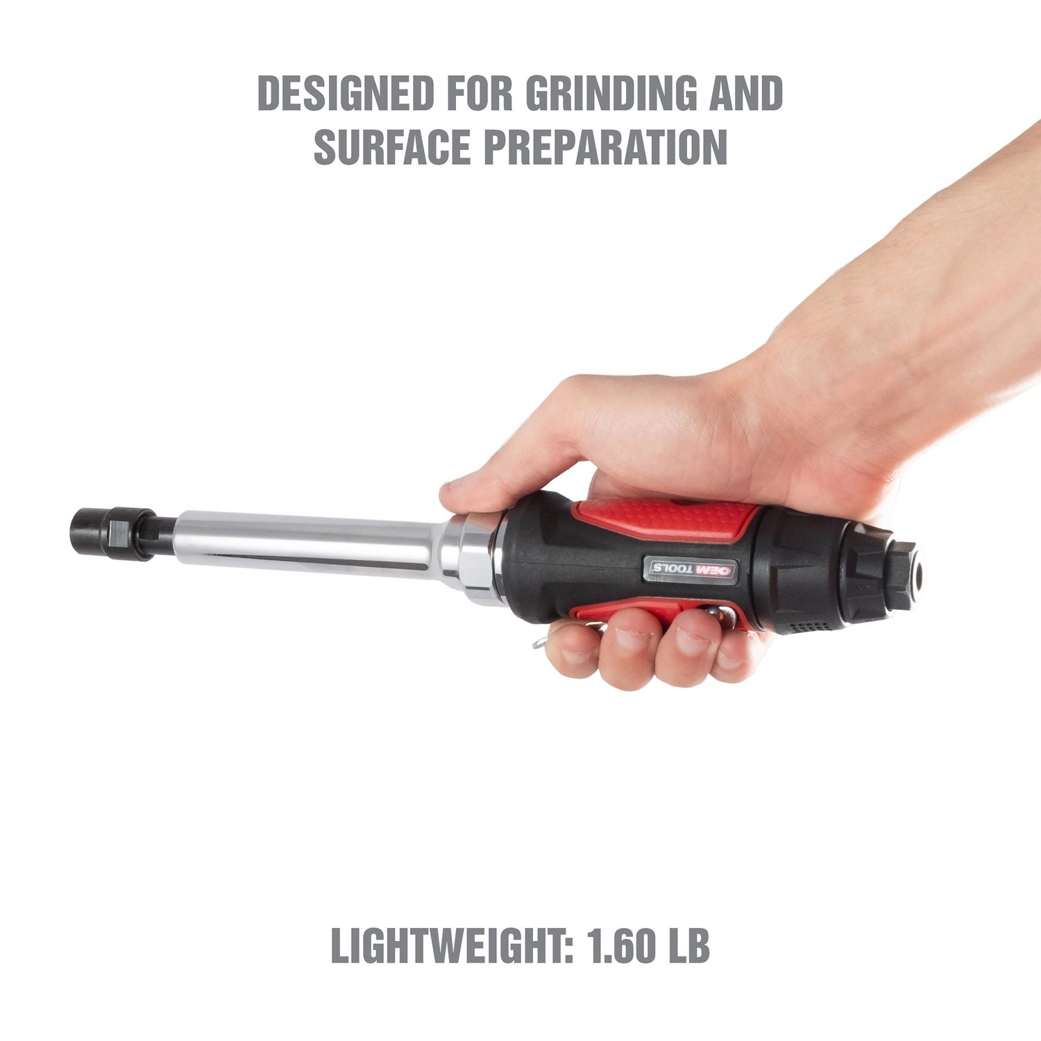 OEMTOOLS 1/4in Extended Air Die Grinder