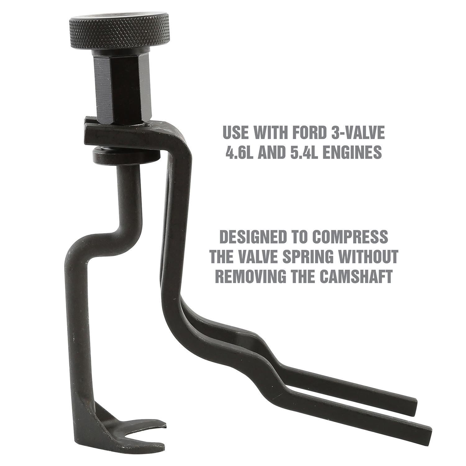 thumbnail interactive-video image 1 of OEMTOOLS Ford Valve Spring Compressor - Professional Tool For Late Model Ford Engines 1 of 11