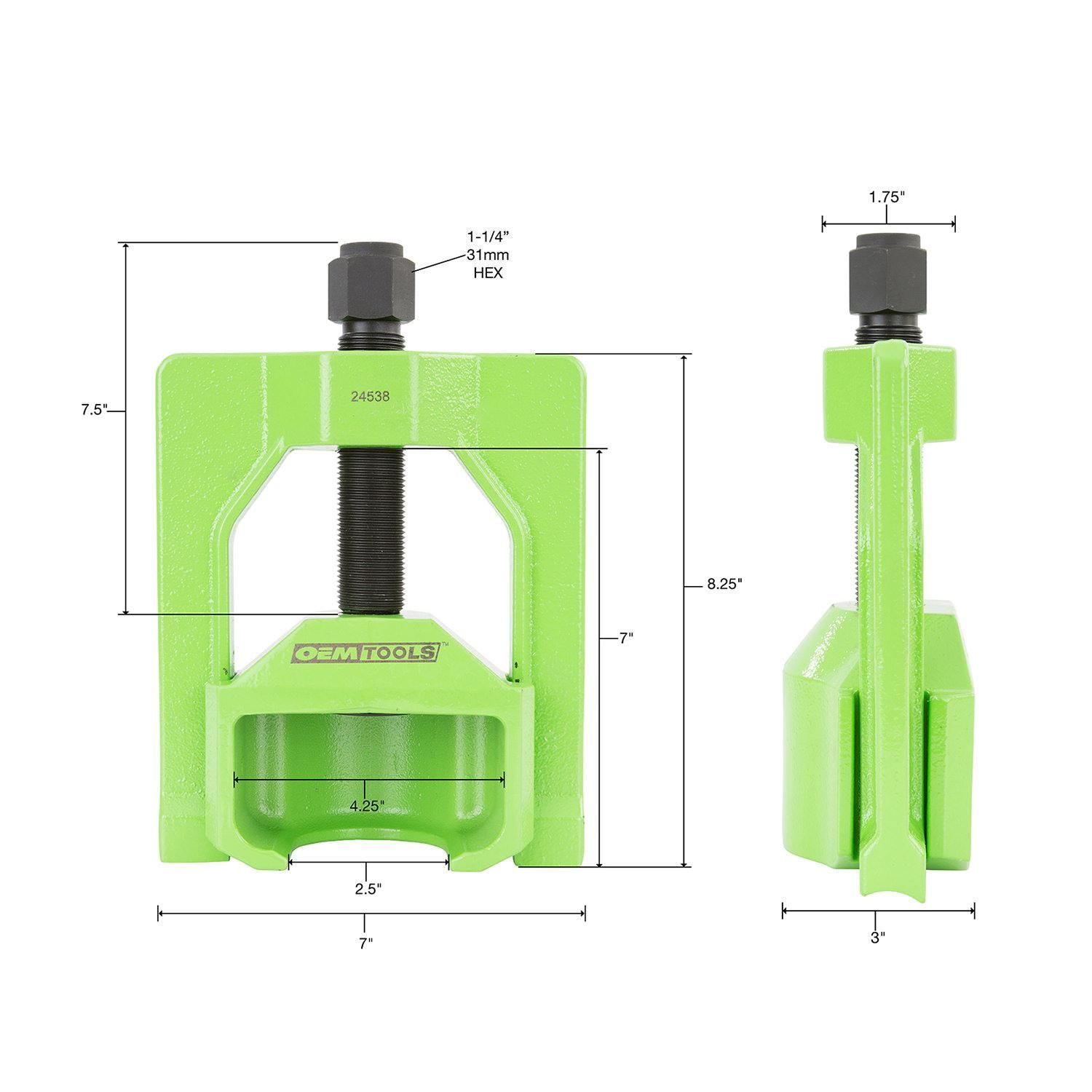 U Joint Puller, Class 4-6 Universal Joint Puller, 1.25 - 1.7 Automotive U  Joint Tools, U Joint Removal Tool with Hook Set, Steel U-Joint Remover  Works On Most Vehicles and Light Duty