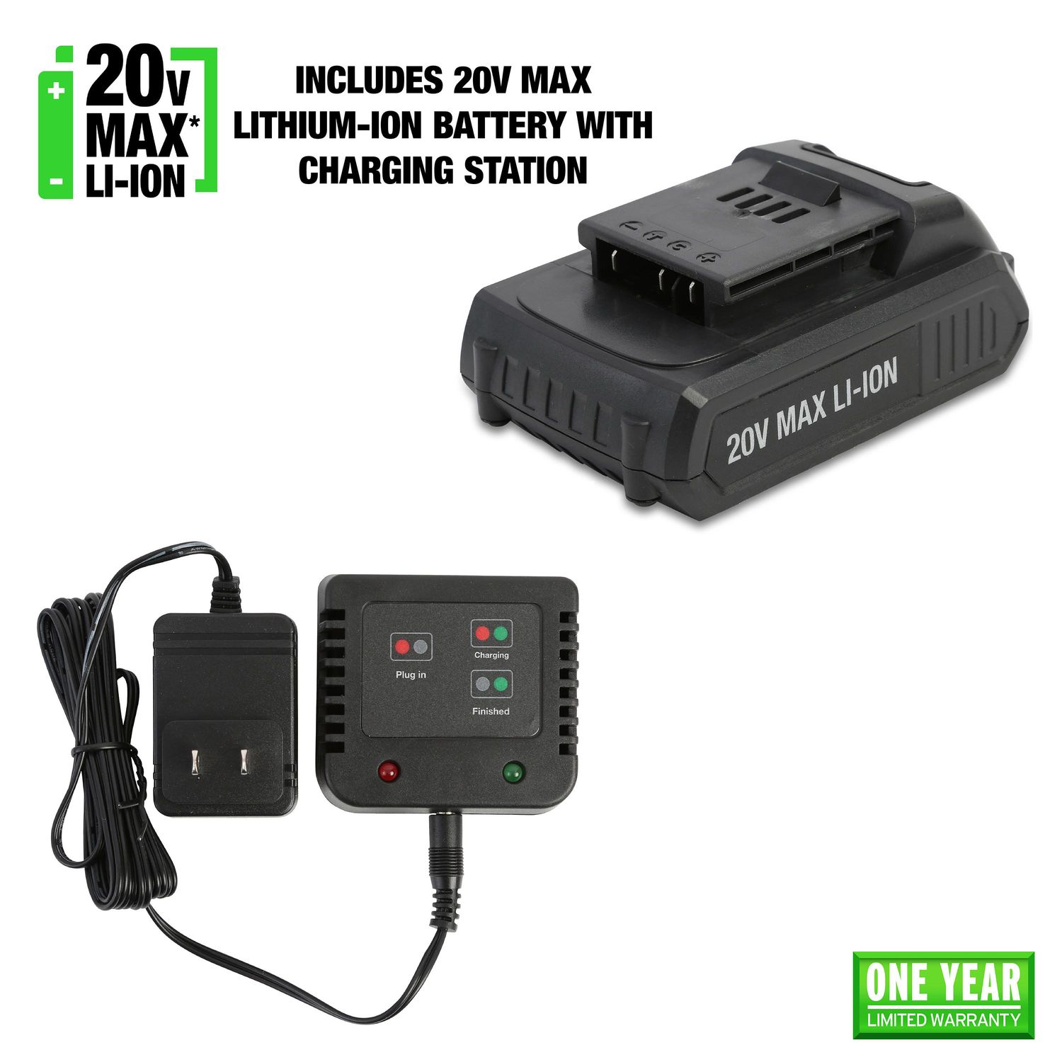 OEMTOOLS 3/8in Drive 20 Volt Lithium Ion Cordless Drill