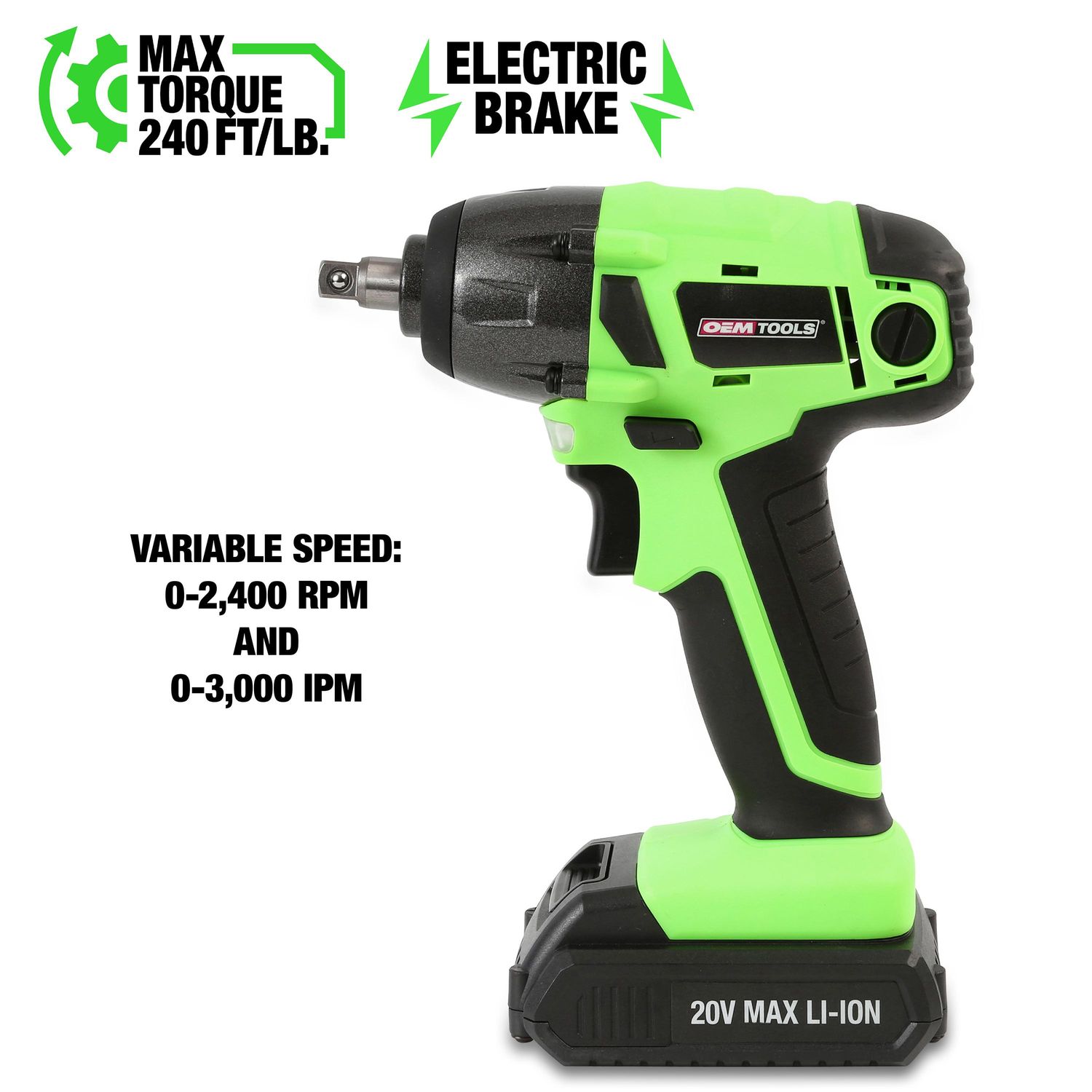 Oem tools deals impact wrench battery