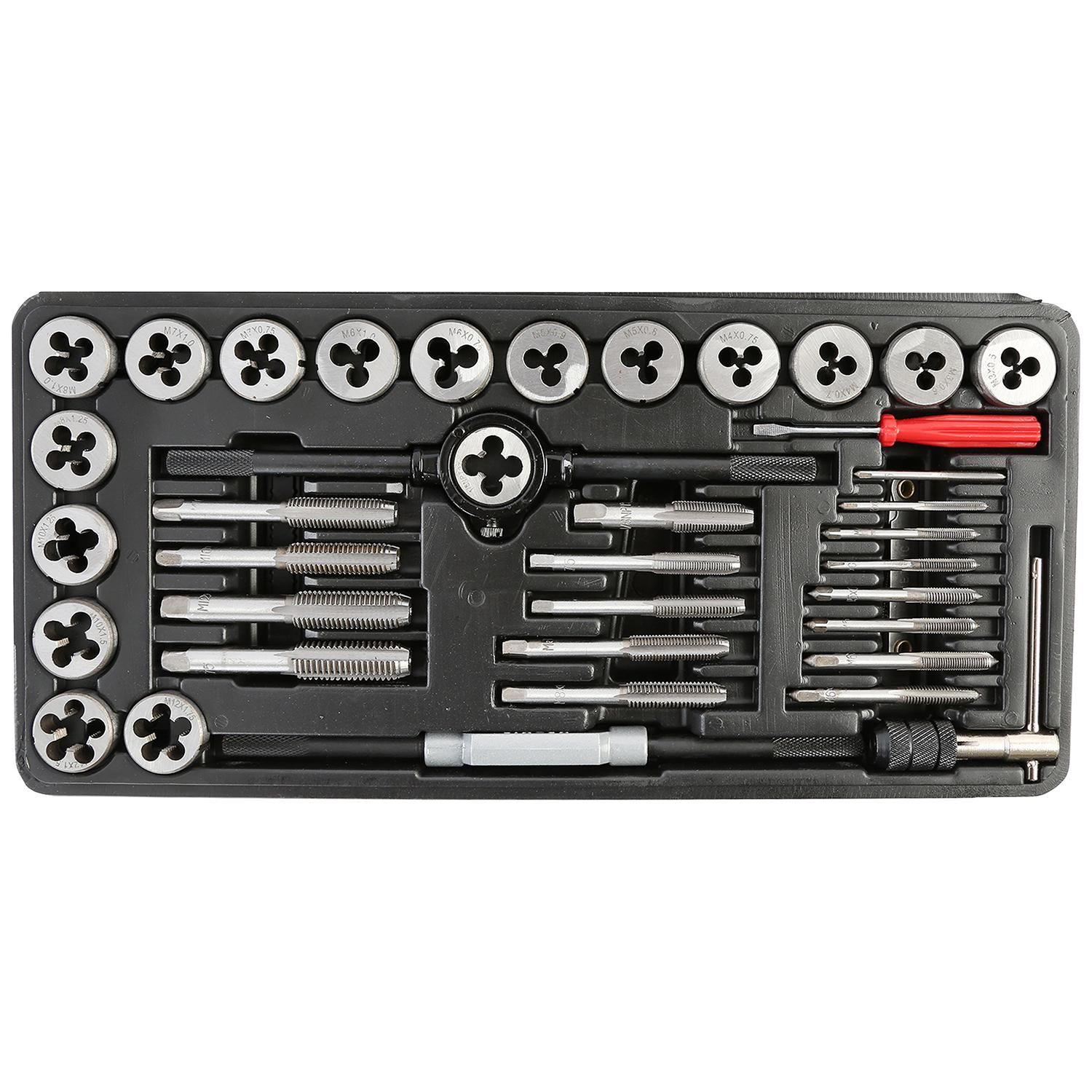 OEMTOOLS 24702 Metric Tap and Die Set (40 Piece)