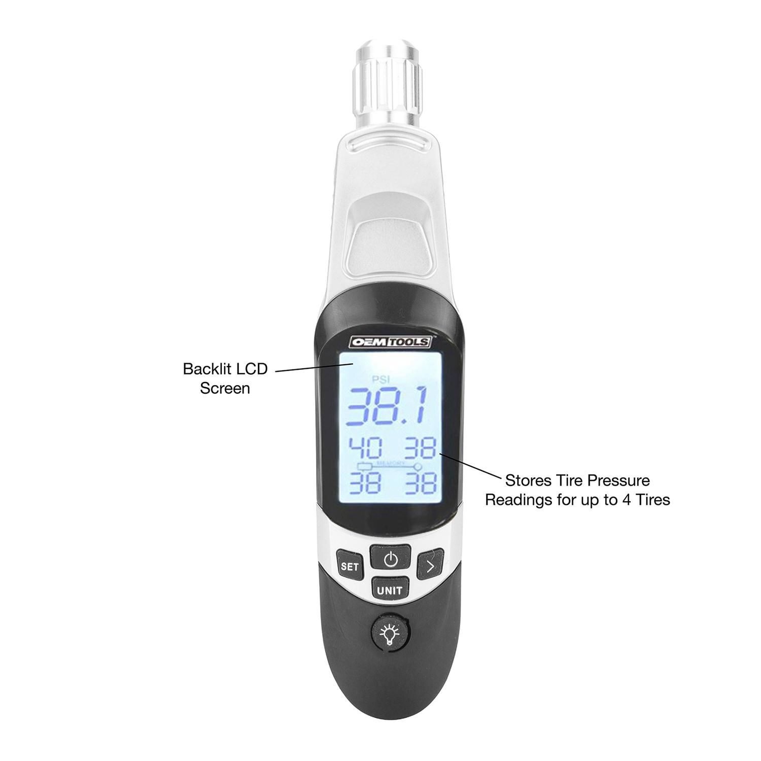 Oemtools 24412 Inflador Digital De Neumaticos Con Medidor De