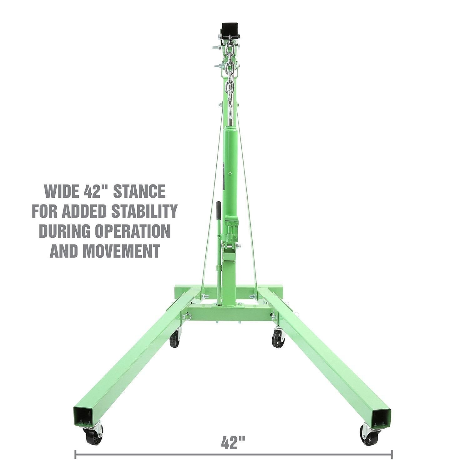 OEMTOOLS 2 Ton Folding Shop Crane