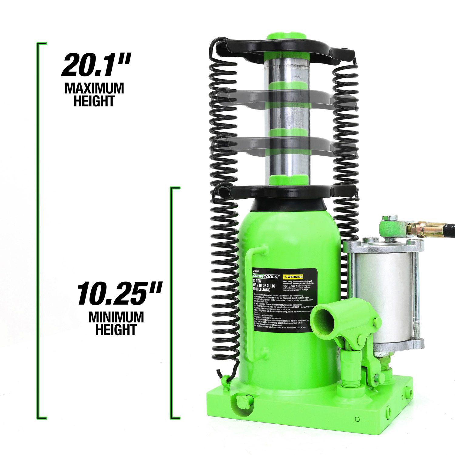 OEMTOOLS 20 Ton Bottle Jack