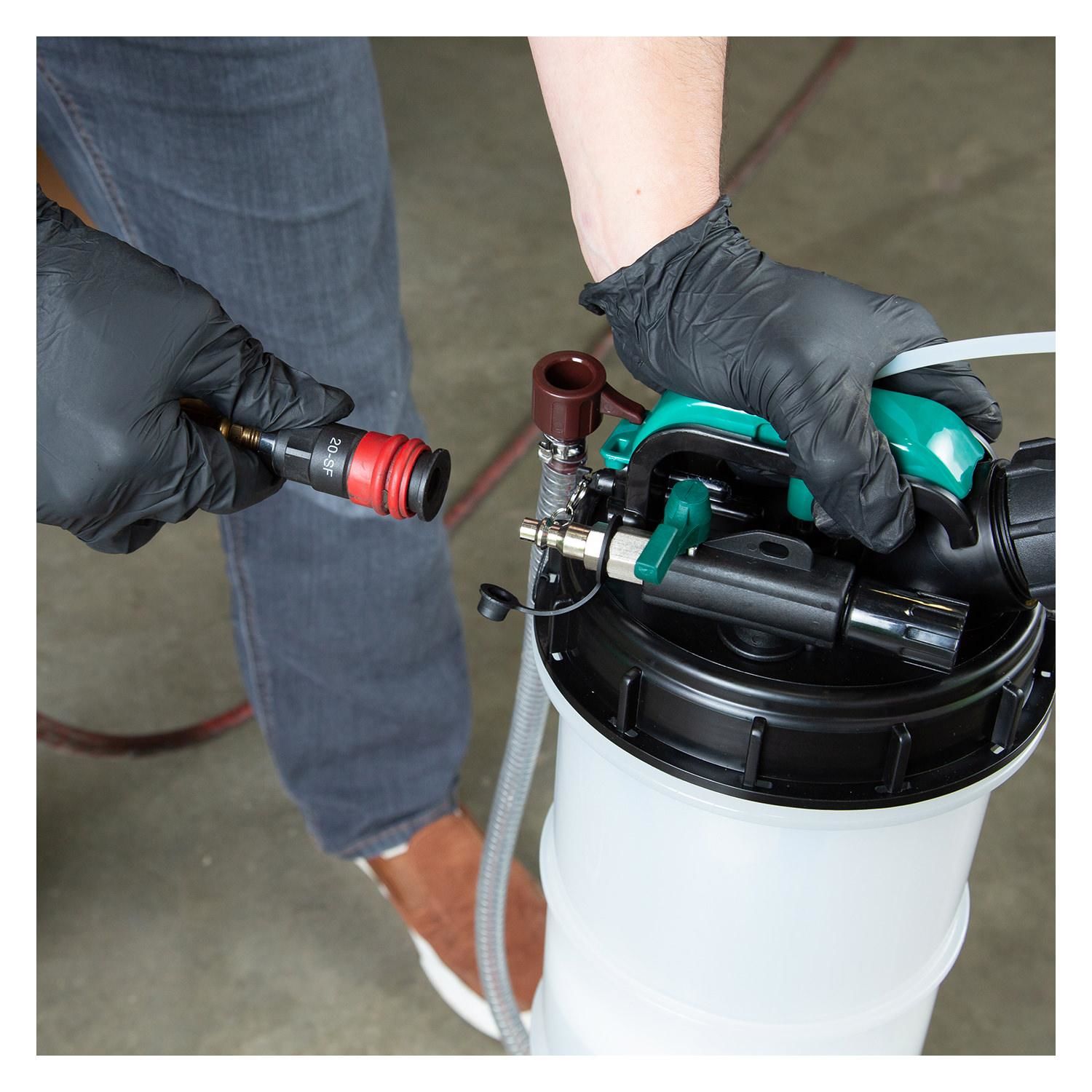 OEMTOOLS Pneumatic Manual Fluid Extractor 1.5 Gallon