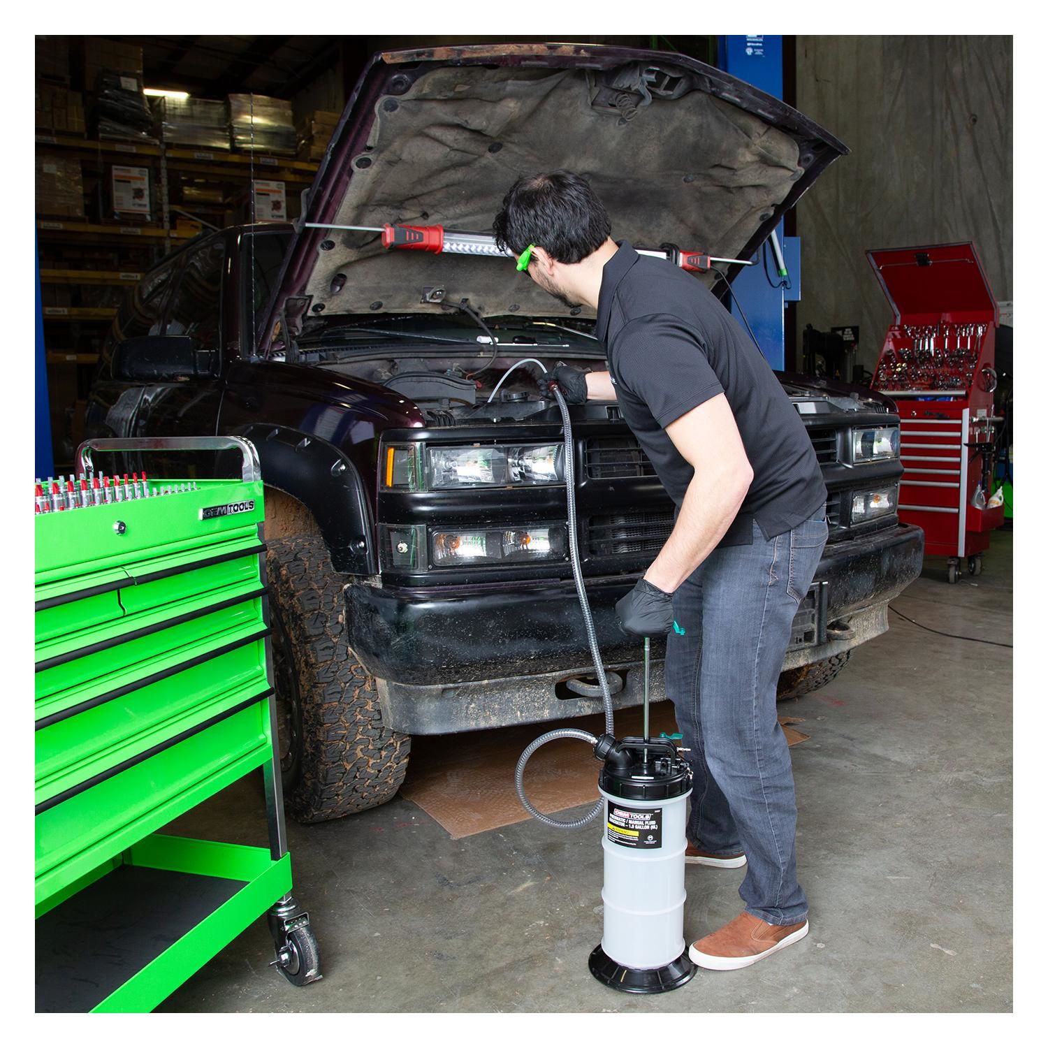 OEMTOOLS Pneumatic Manual Fluid Extractor 1.5 Gallon