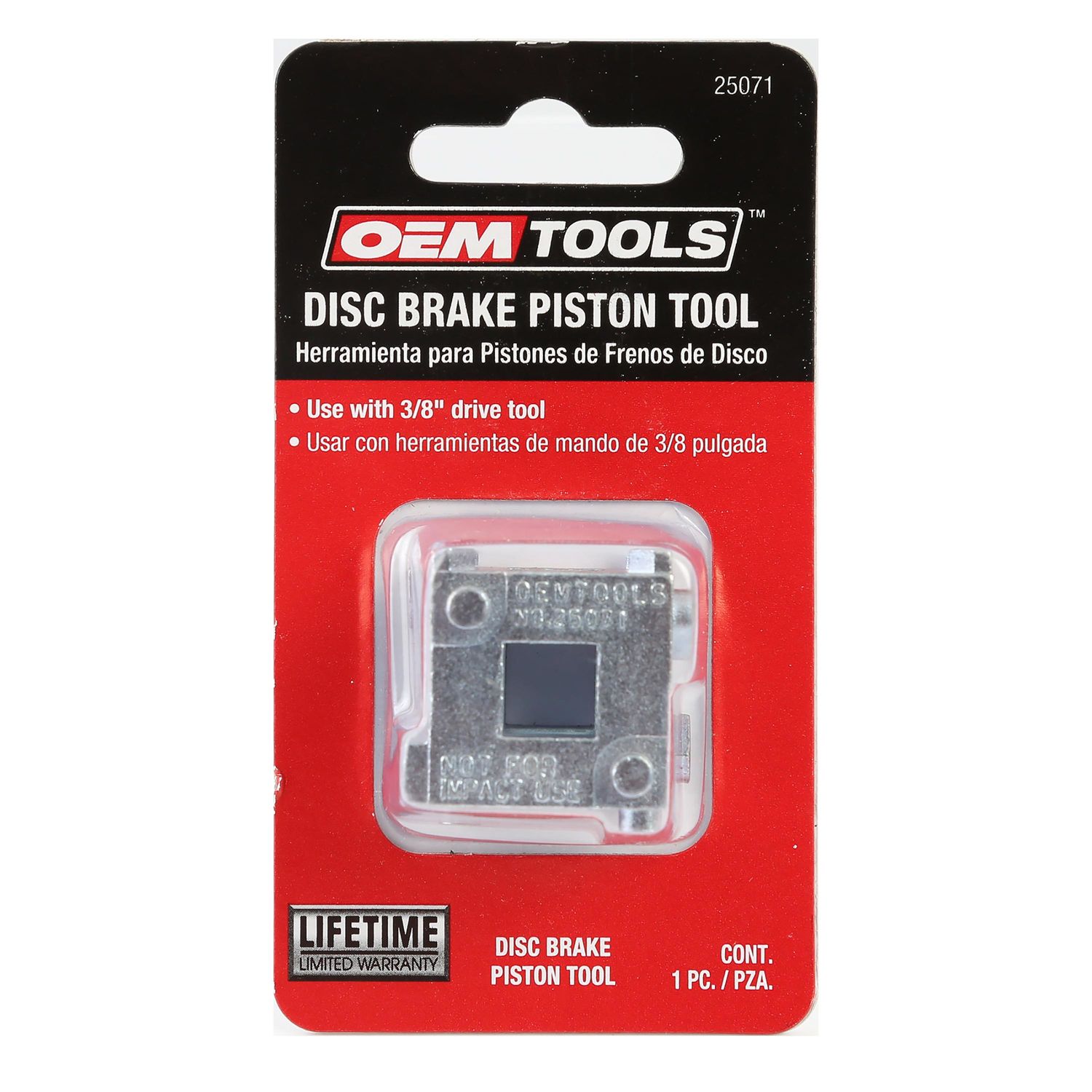 OEMTOOLS Rear Disc Brake Piston Tool