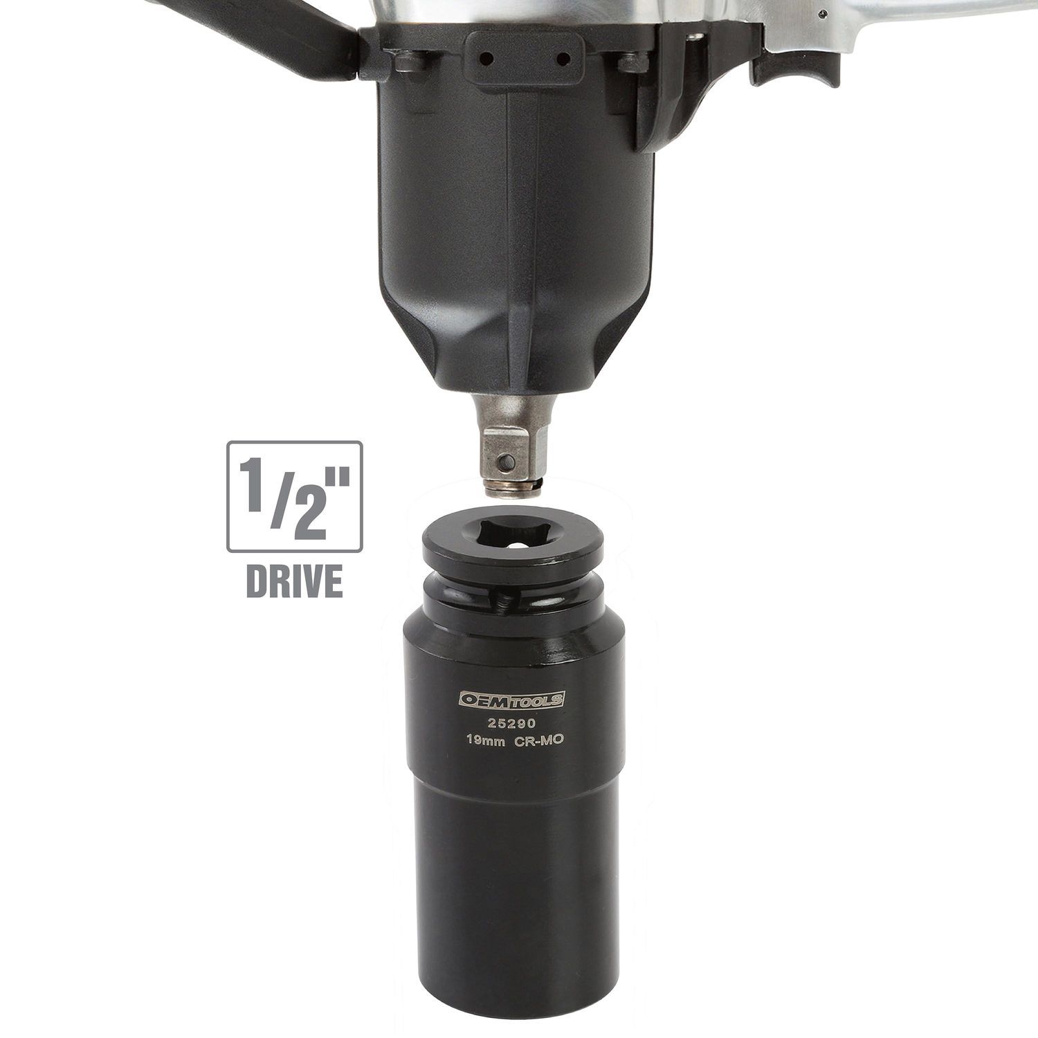 thumbnail image 2 of 19mm Harmonic Balancer Impact Socket – For Honda Engines – 1/2 2 of 5