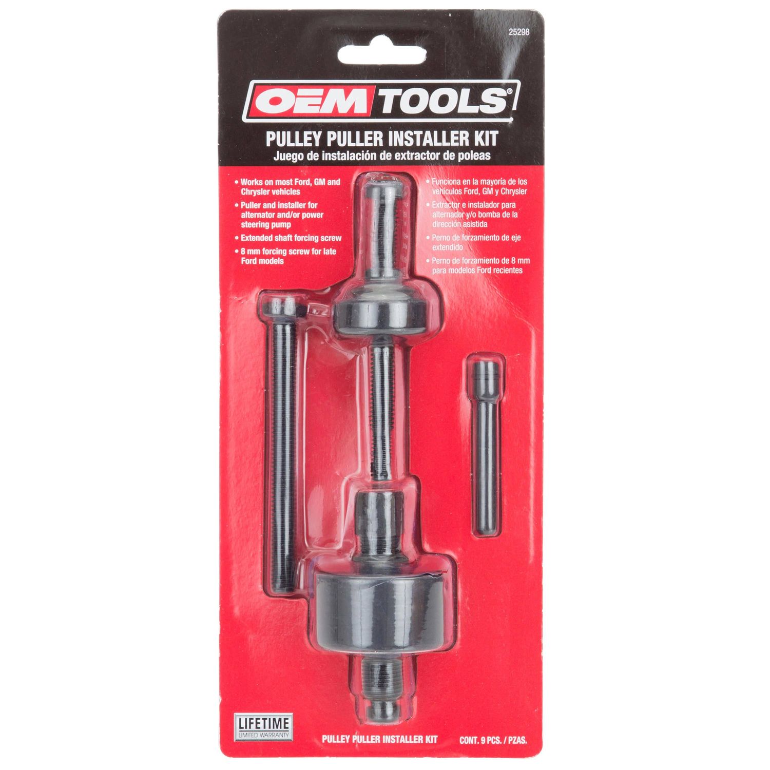 OEMTOOLS 25298 Pulley Puller and Installer Kit