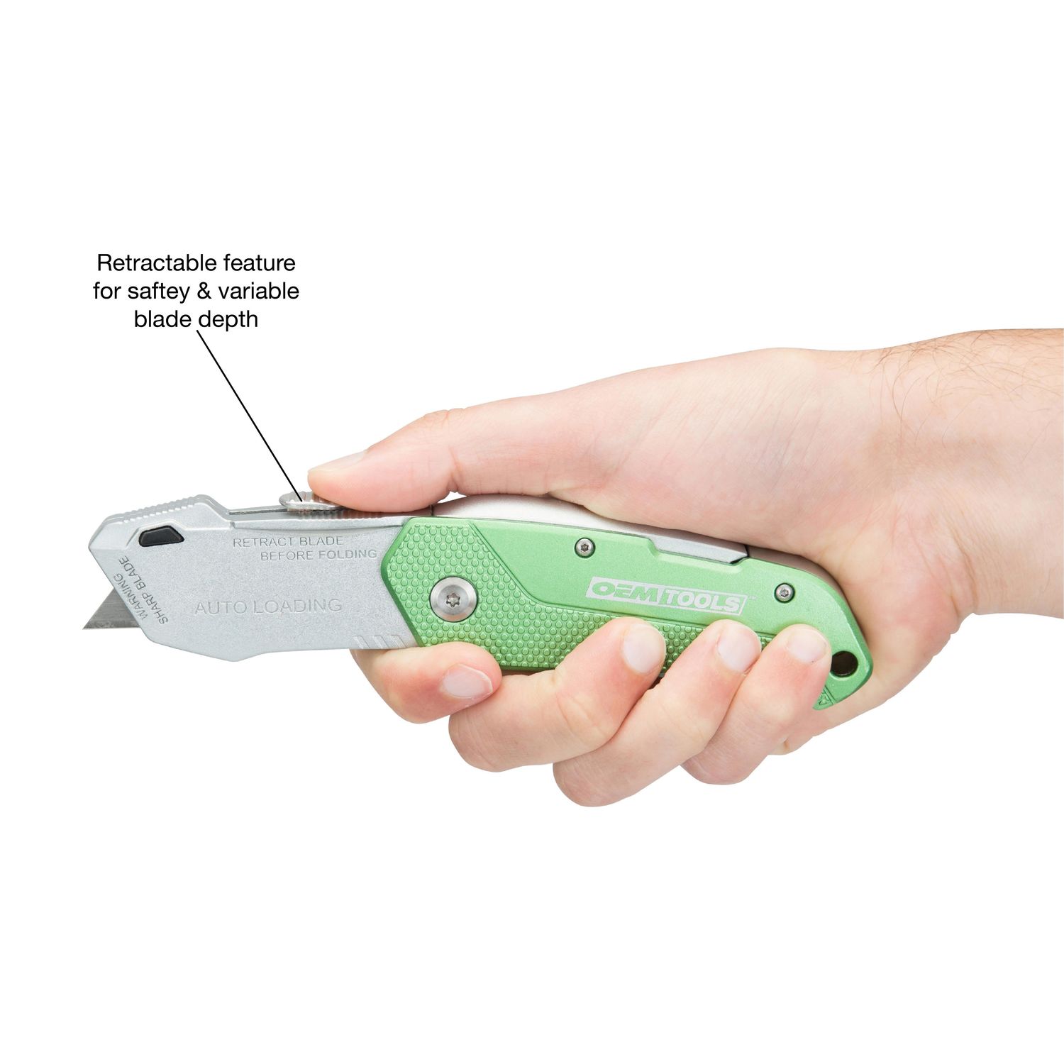 Great Neck Utility Knife with Blade Dispenser