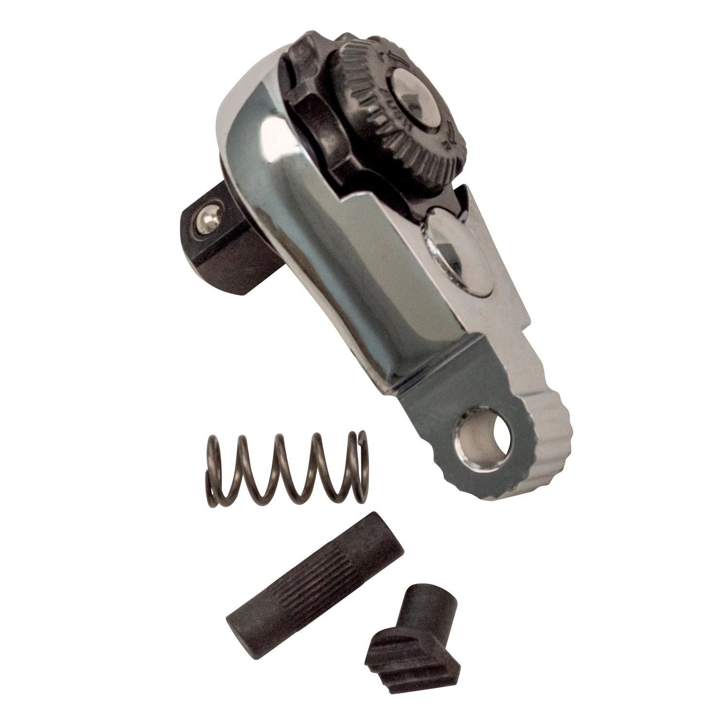 OEMTOOLS 22911 Ratsche 8 3/8 Zoll – Mit Kompaktem Kopf, 36 Zähne, Verchromt, Für Enge Räume