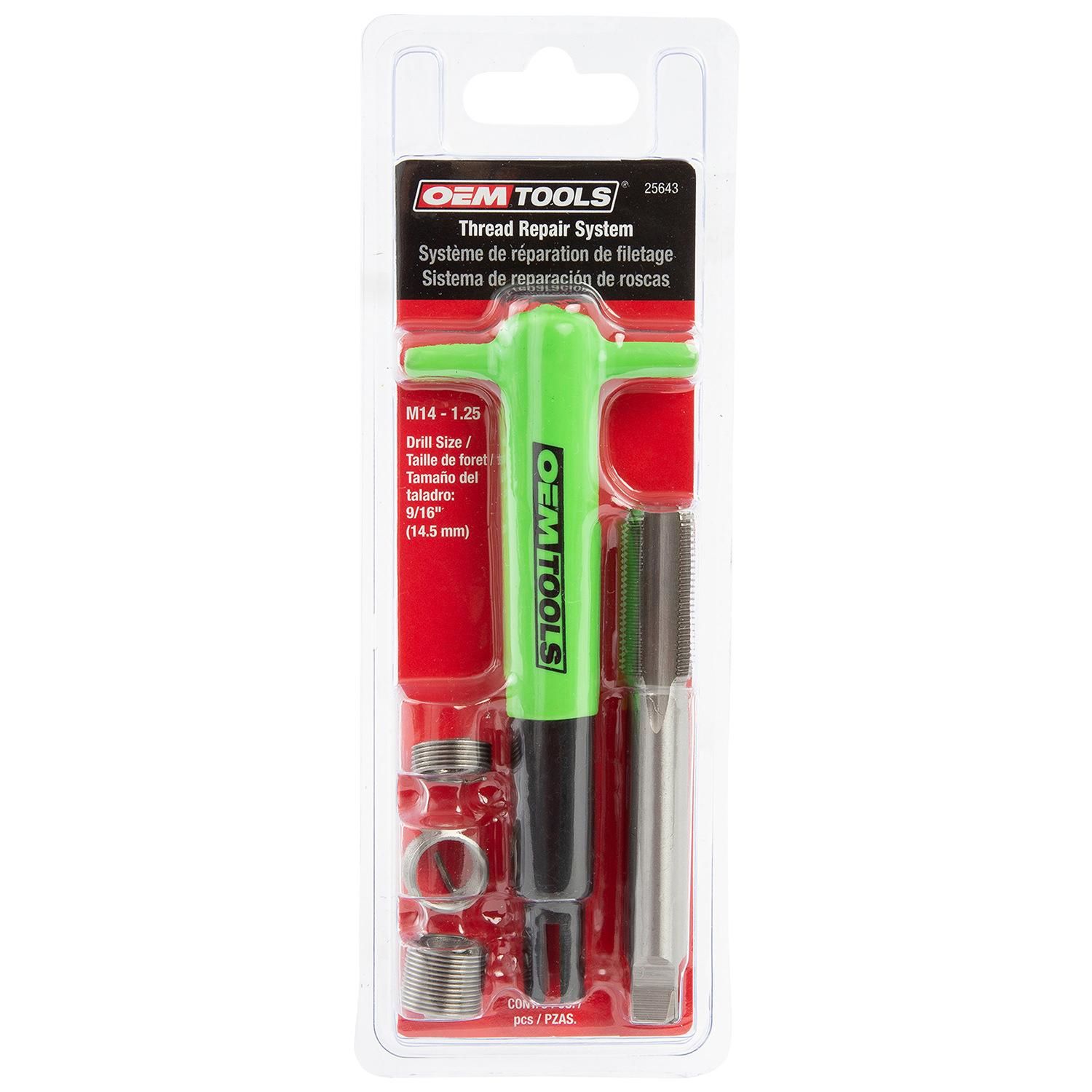 OEMTOOLS M14 1.25 FixAThread Repair System