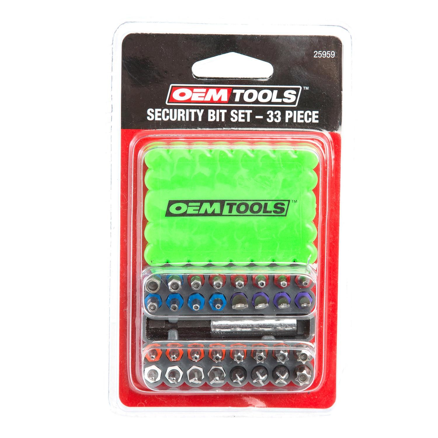 OEMTOOLS Security Driver Bit Set 33 Piece