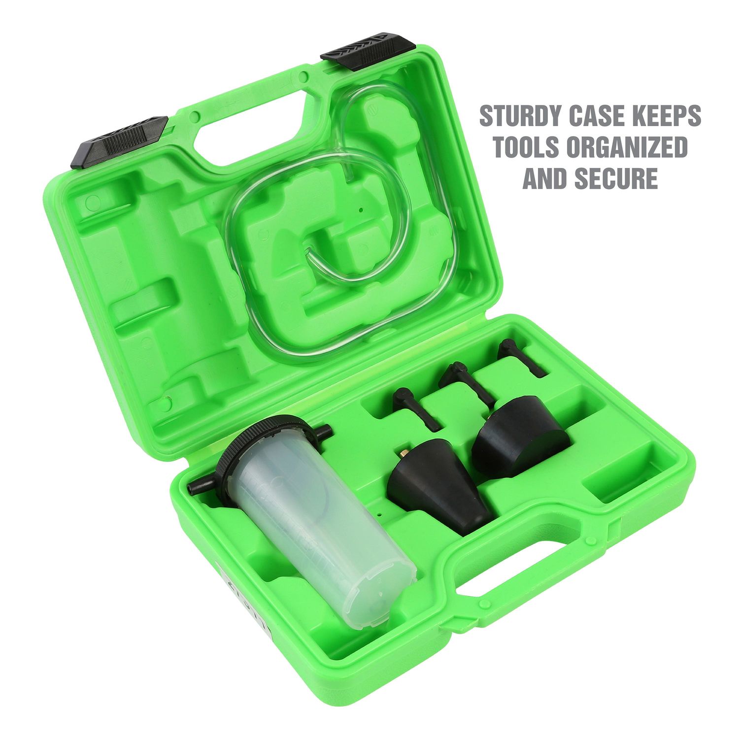 OEMTOOLS Brake and Power Steering Bleeder Adapter Kit (For Use with Hand Vacuum PumpSold