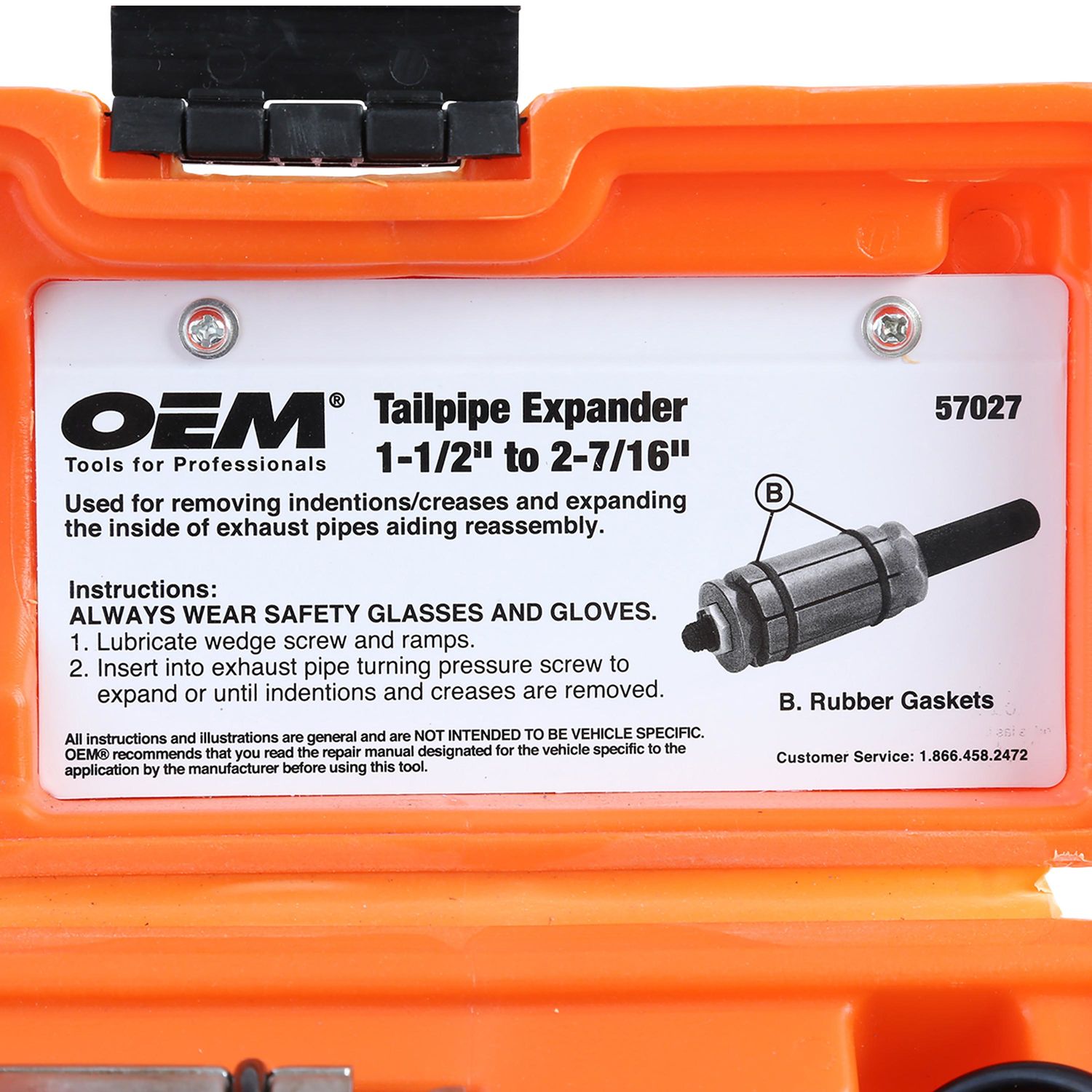 OEMTOOLS 11/2in x 27/16in Tailpipe Expander