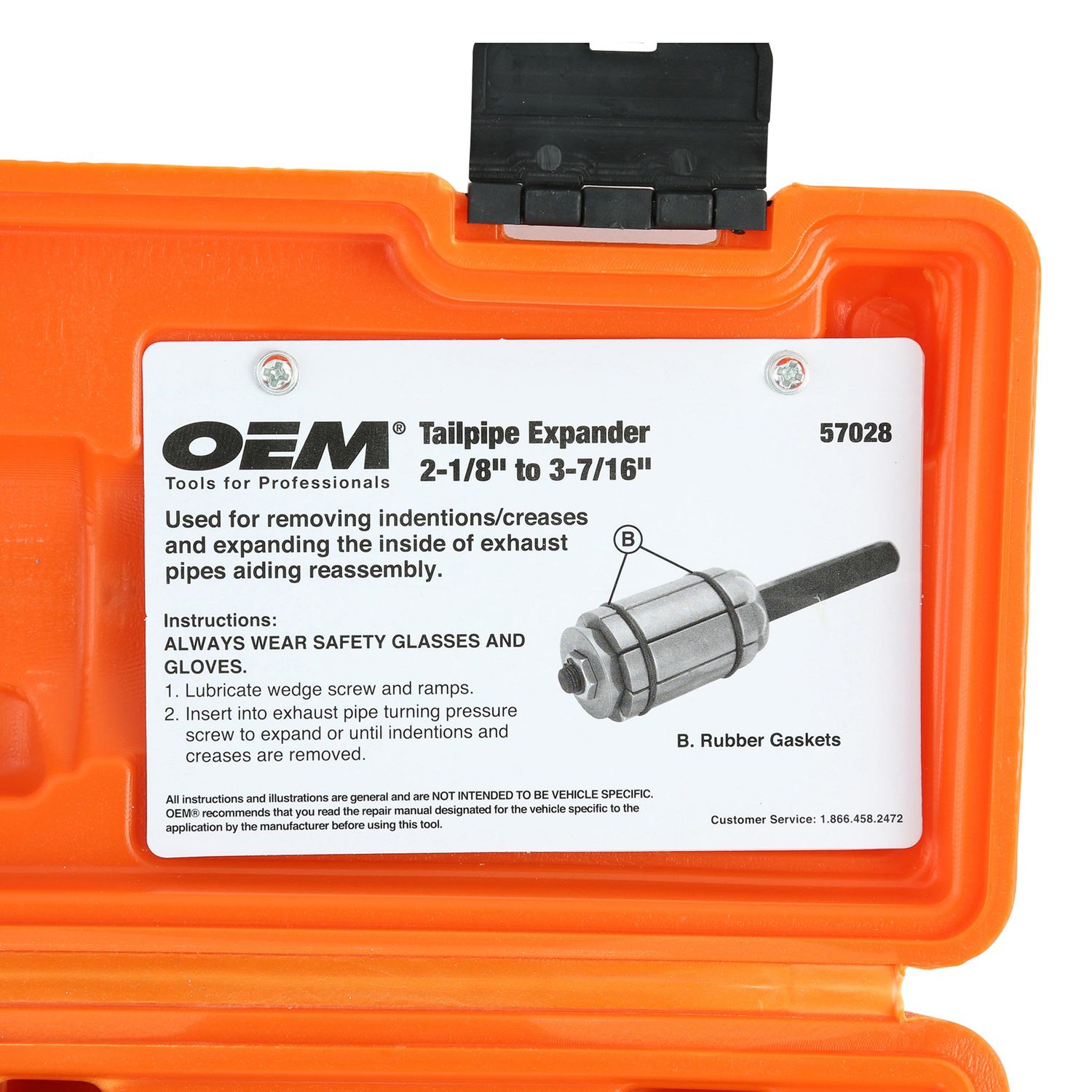 OEMTOOLS 21/8in to 37/16in Tailpipe Expander