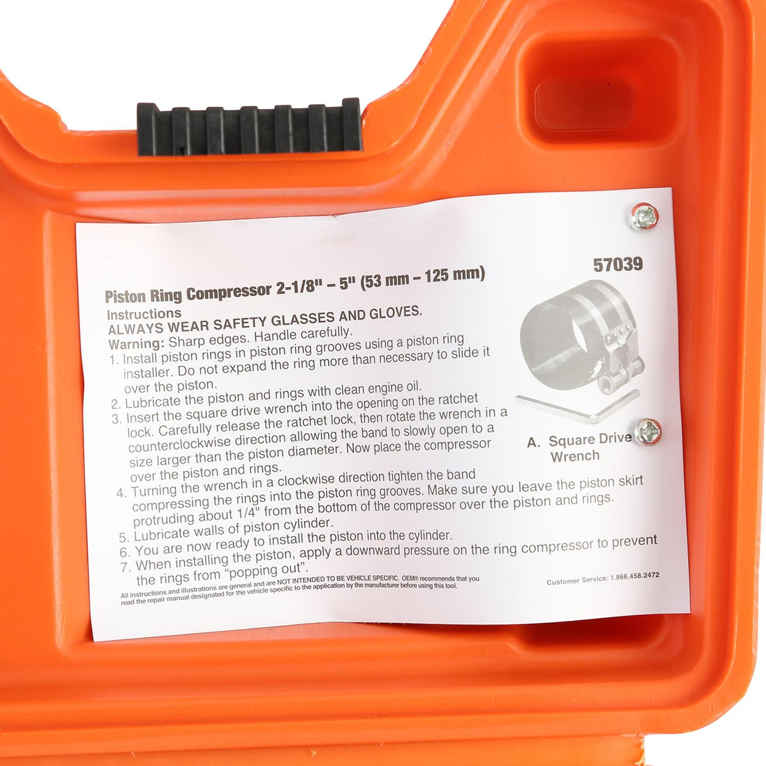 OEMTOOLS Piston Ring Compressor