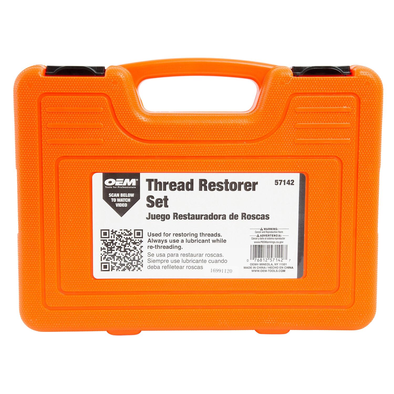 OEMTOOLS Thread Restorer Set