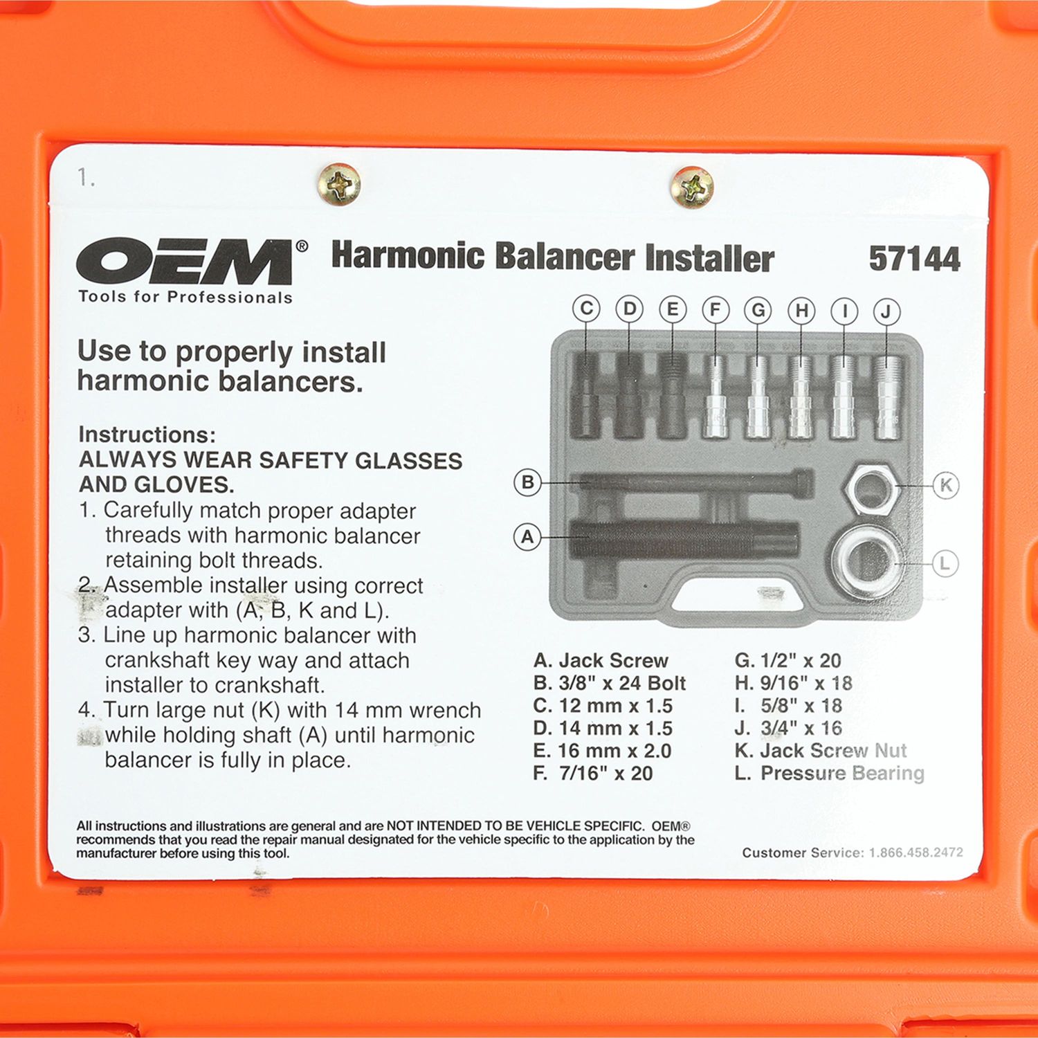 OEMTOOLS Harmonic Balancer Installer Kit
