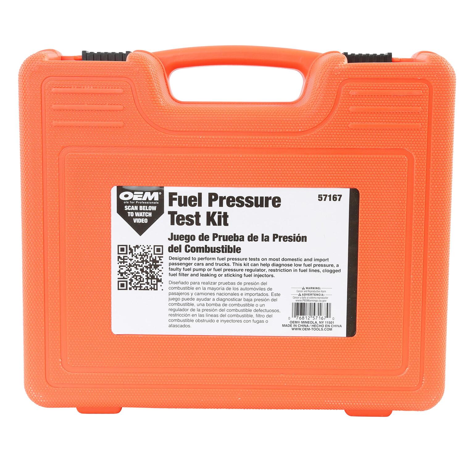 OEMTOOLS Fuel Pressure Test Kit