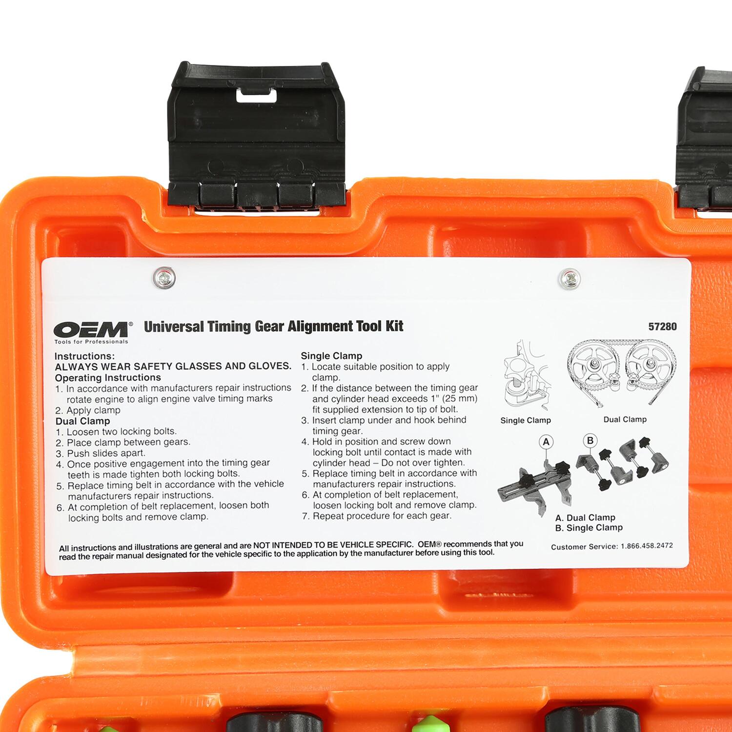 OEMTOOLS Master Cam Clamp Kit 15 Piece