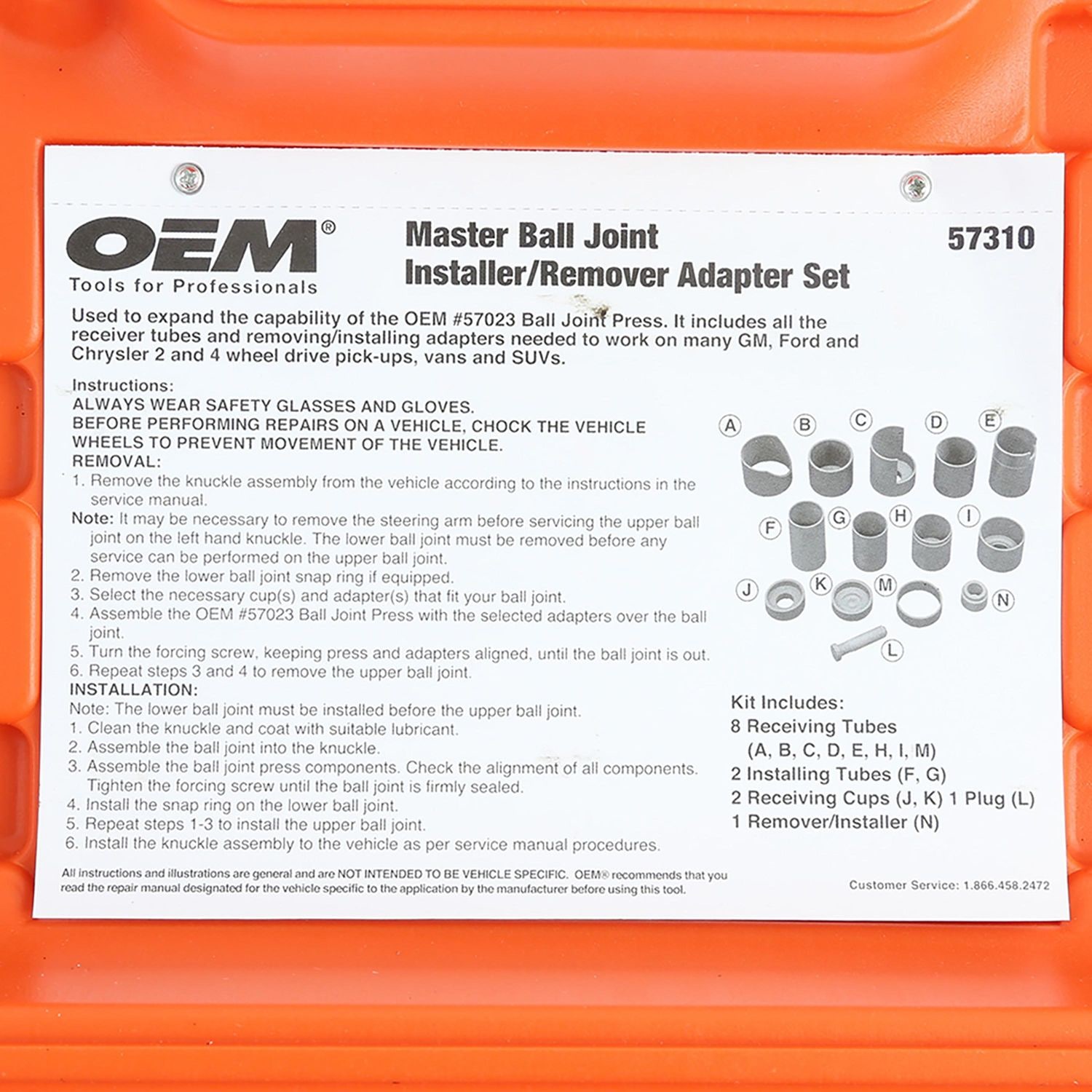 OEMTOOLS Master Ball Joint Set