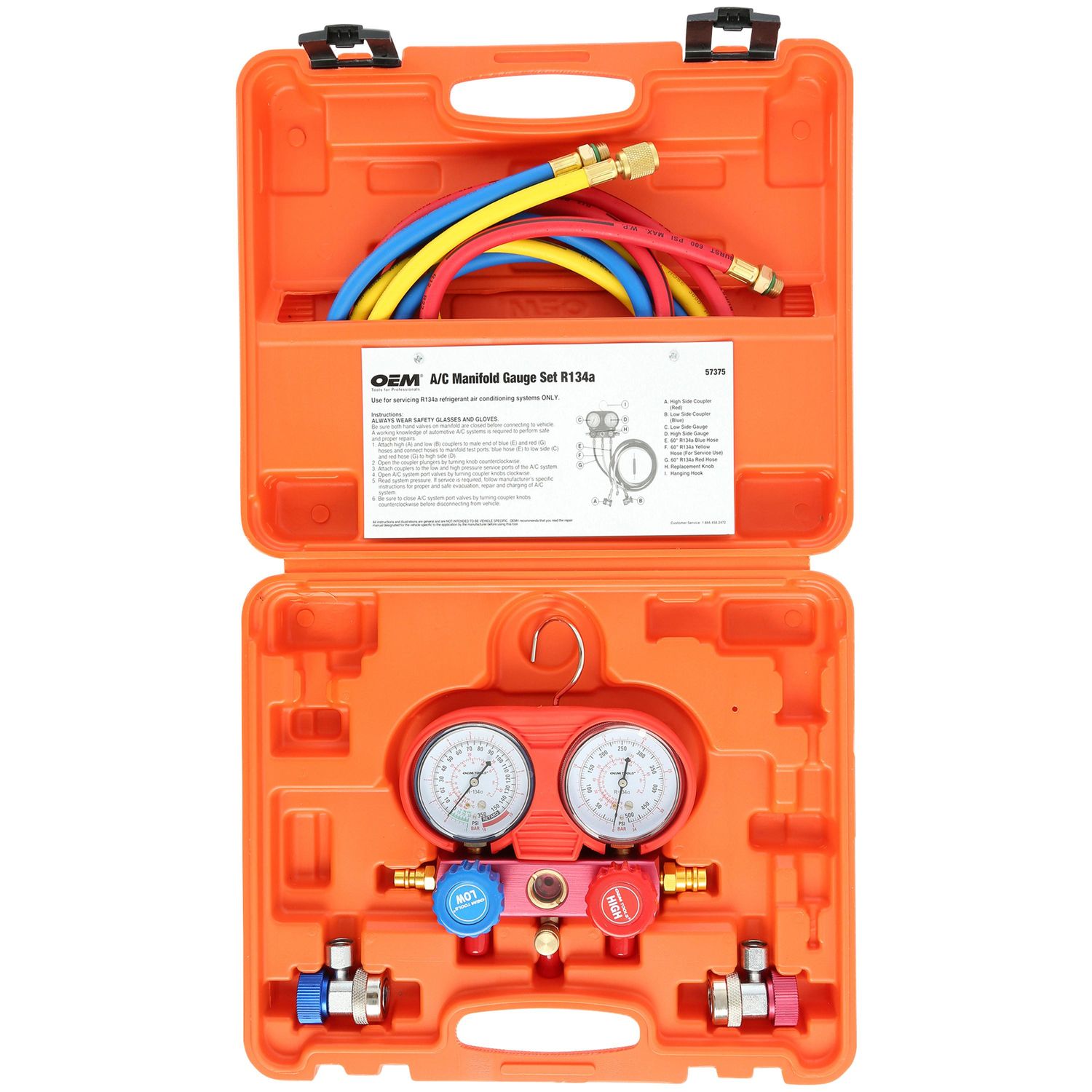 OEMTOOLS A/C Manifold Gauge Set