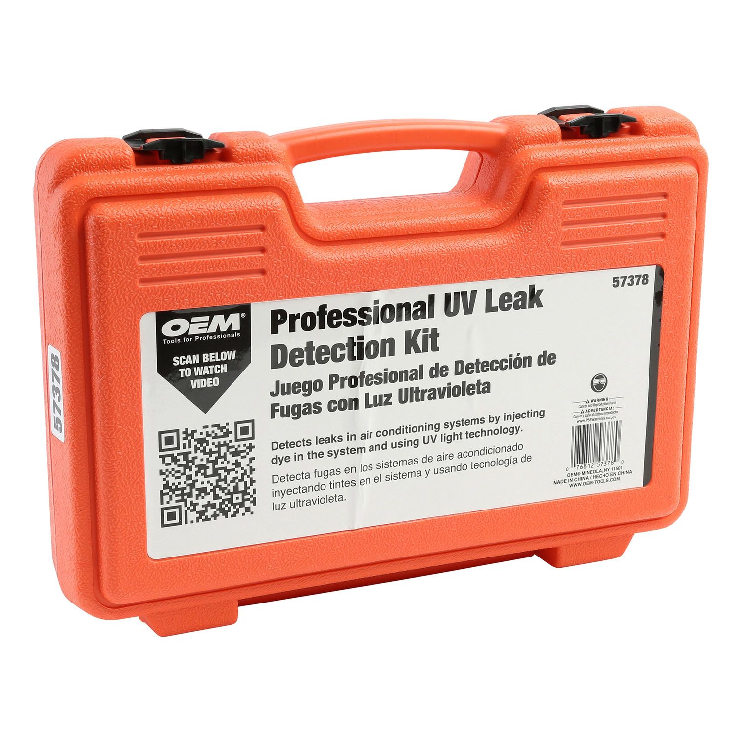 OEM TOOLS A/C Leak Detector UV Dye Injector/Light Kit (Dye Sold Separately)