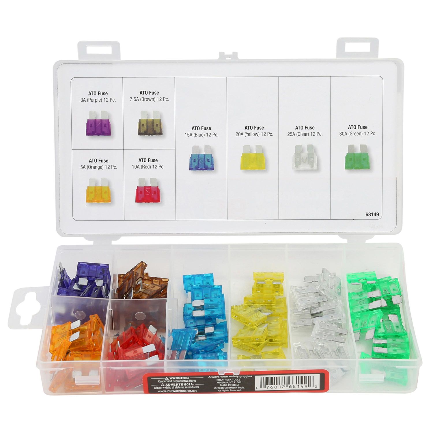 Hardware Machinery ATO Fuse Assortment 96 Piece