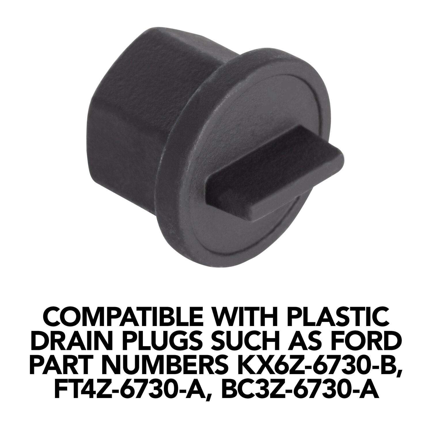 Duralast 3/8in Plastic Oil Drain Plug Remover for Ford M