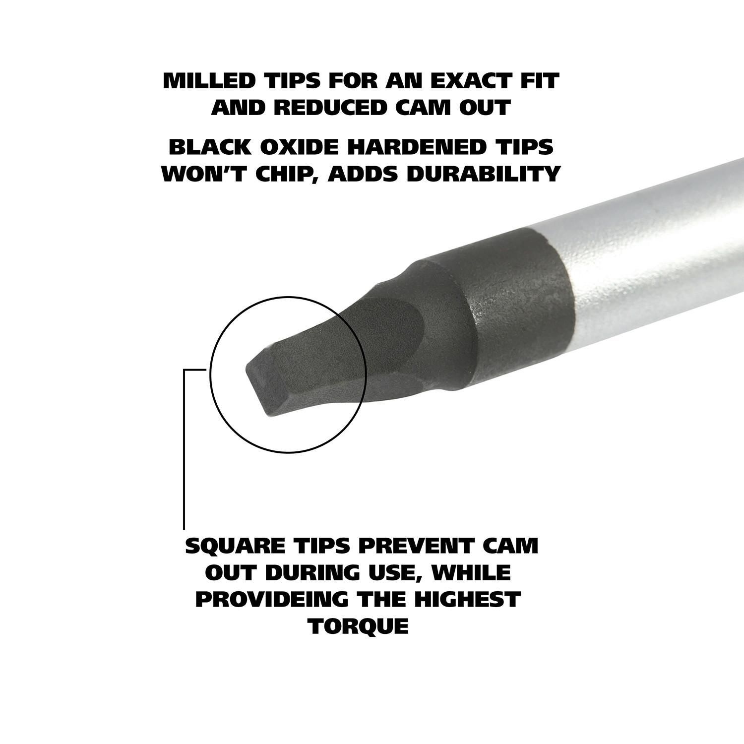 OEMTOOLS Square Driver Set 4 Piece