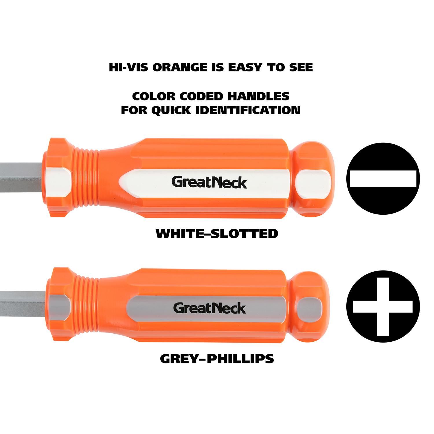 Great Neck Screwdriver Set 7 Piece