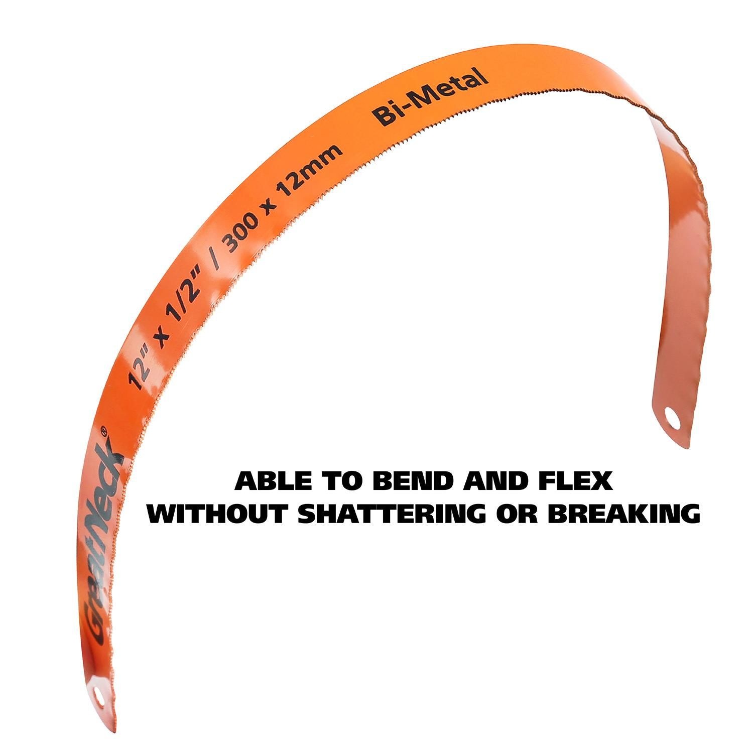 Great Neck 12in Bi Metal Hacksaw Blade Assortment