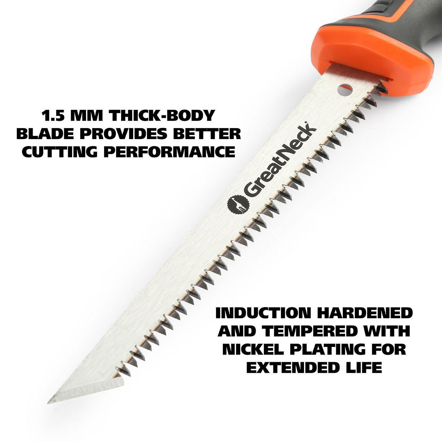 Great Neck 6in Single Edged Jab Drywall Saw