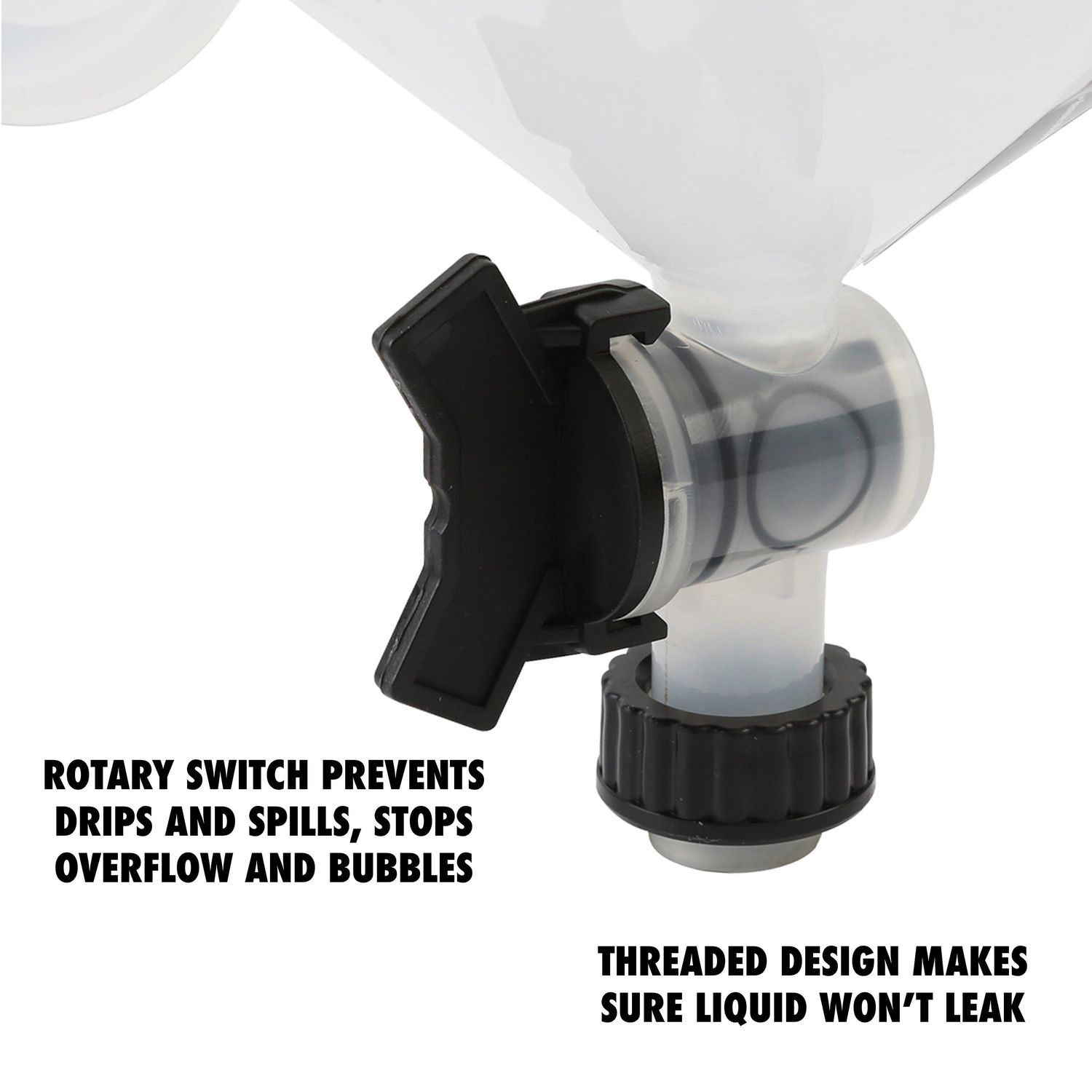 OEMTOOLS Translucent No Spill Coolant Filling Funnel 15 Piece Set