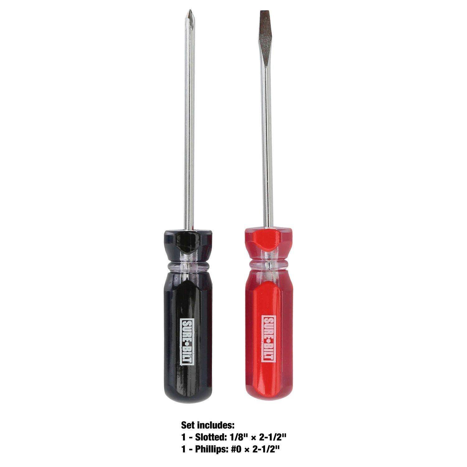 Great Neck Surebilt Pocket Screwdriver Set 2 Piece