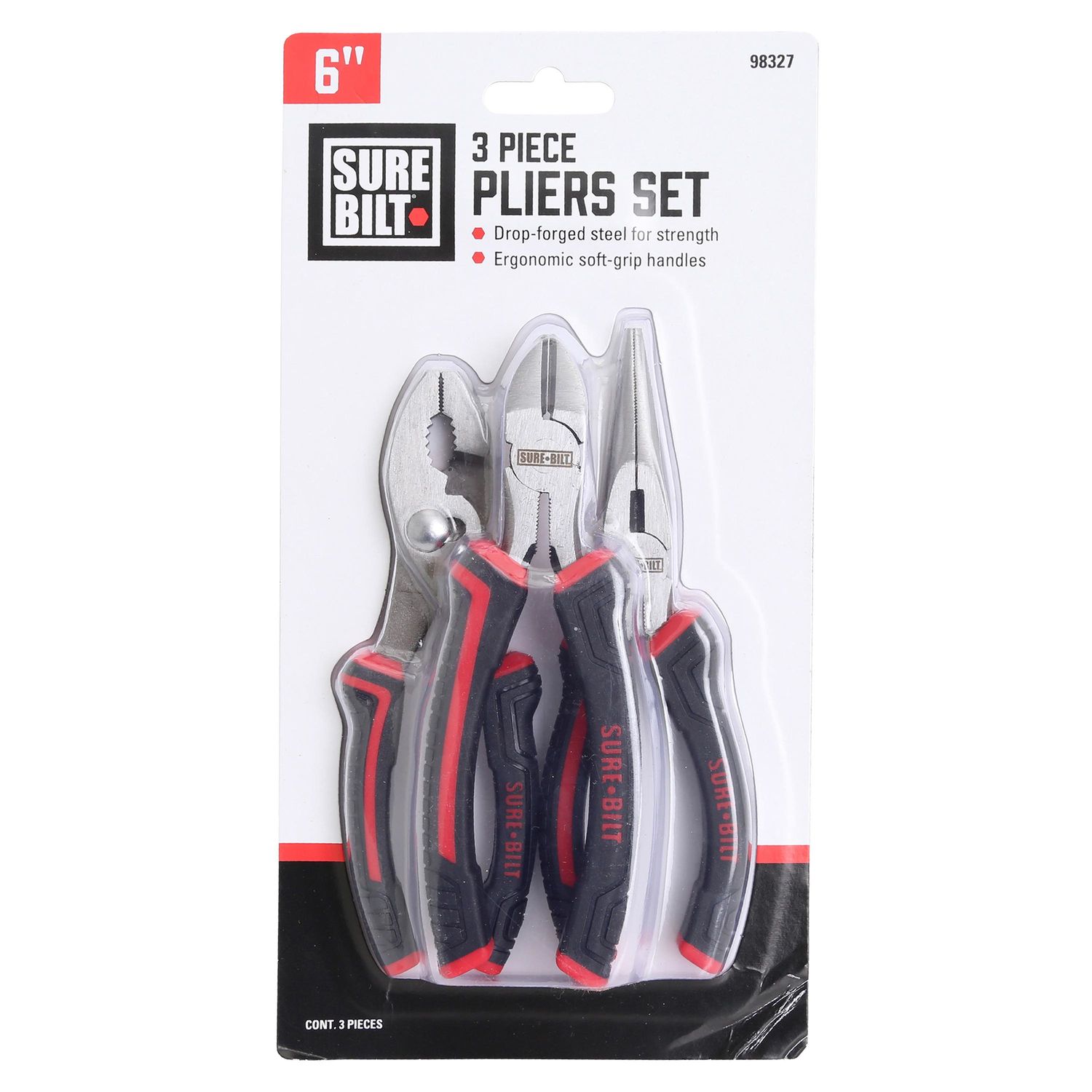 SureBilt Pliers Set 3 Piece