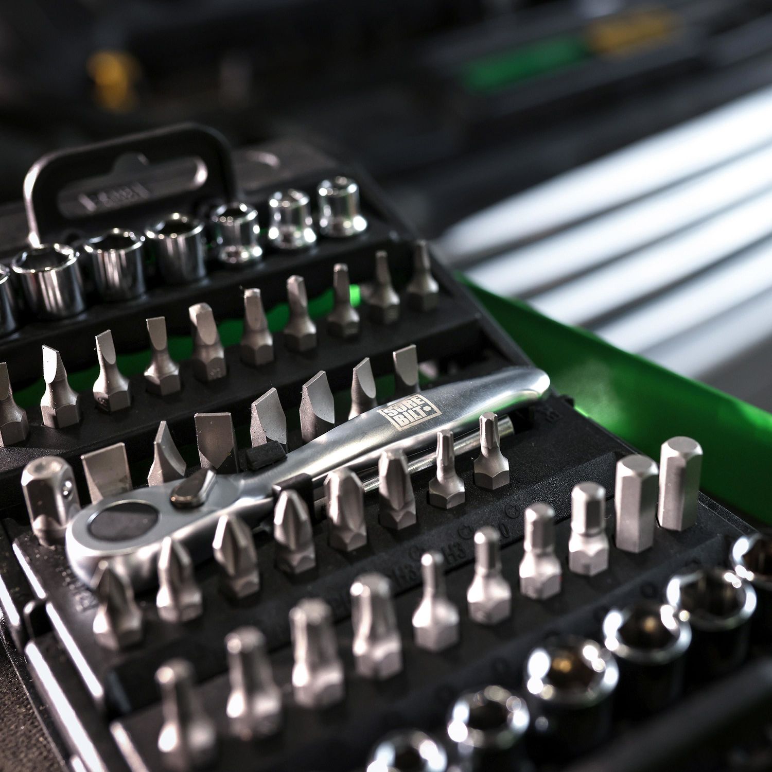 SureBilt Ratchet and Socket Set 53 Piece