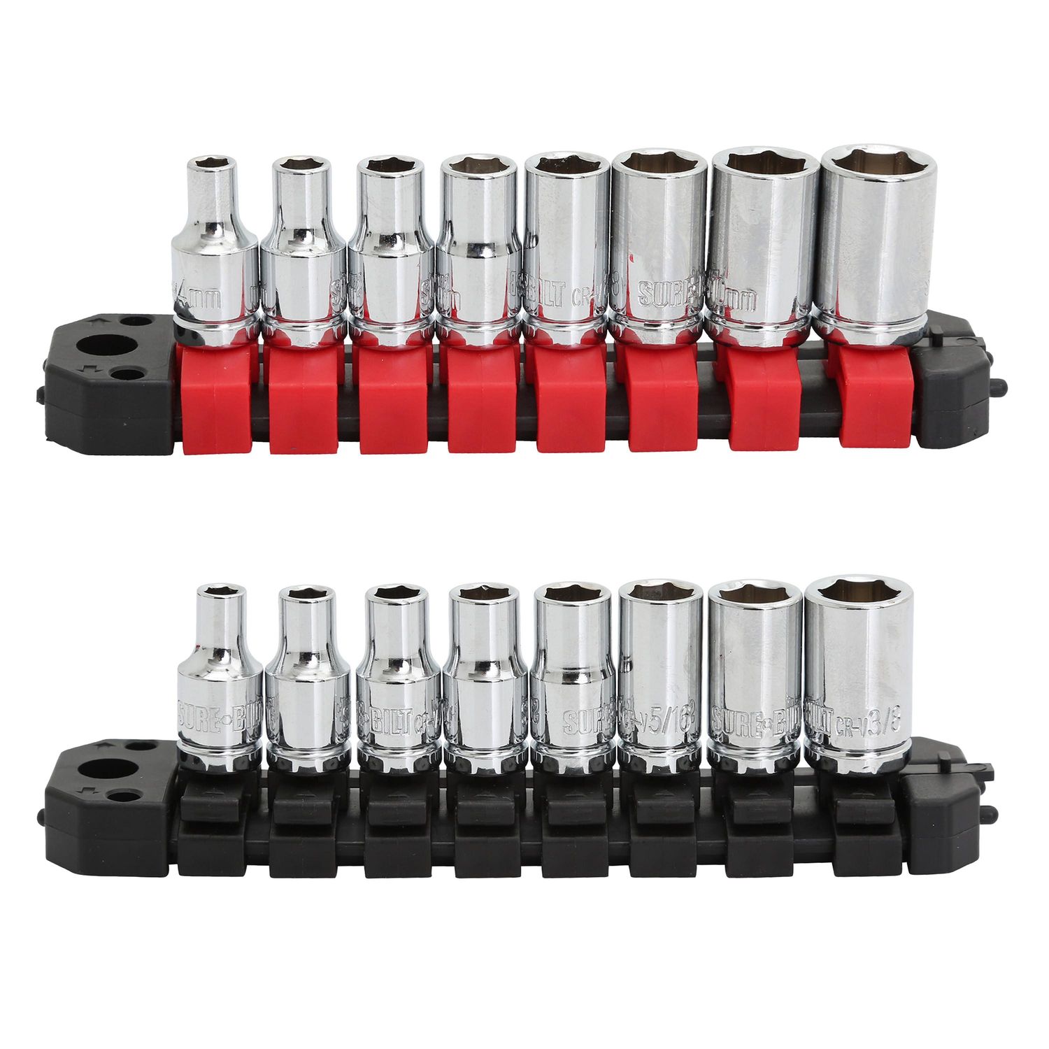 SureBilt 1/4in Drive Ratchet and Socket Set 20 Piece