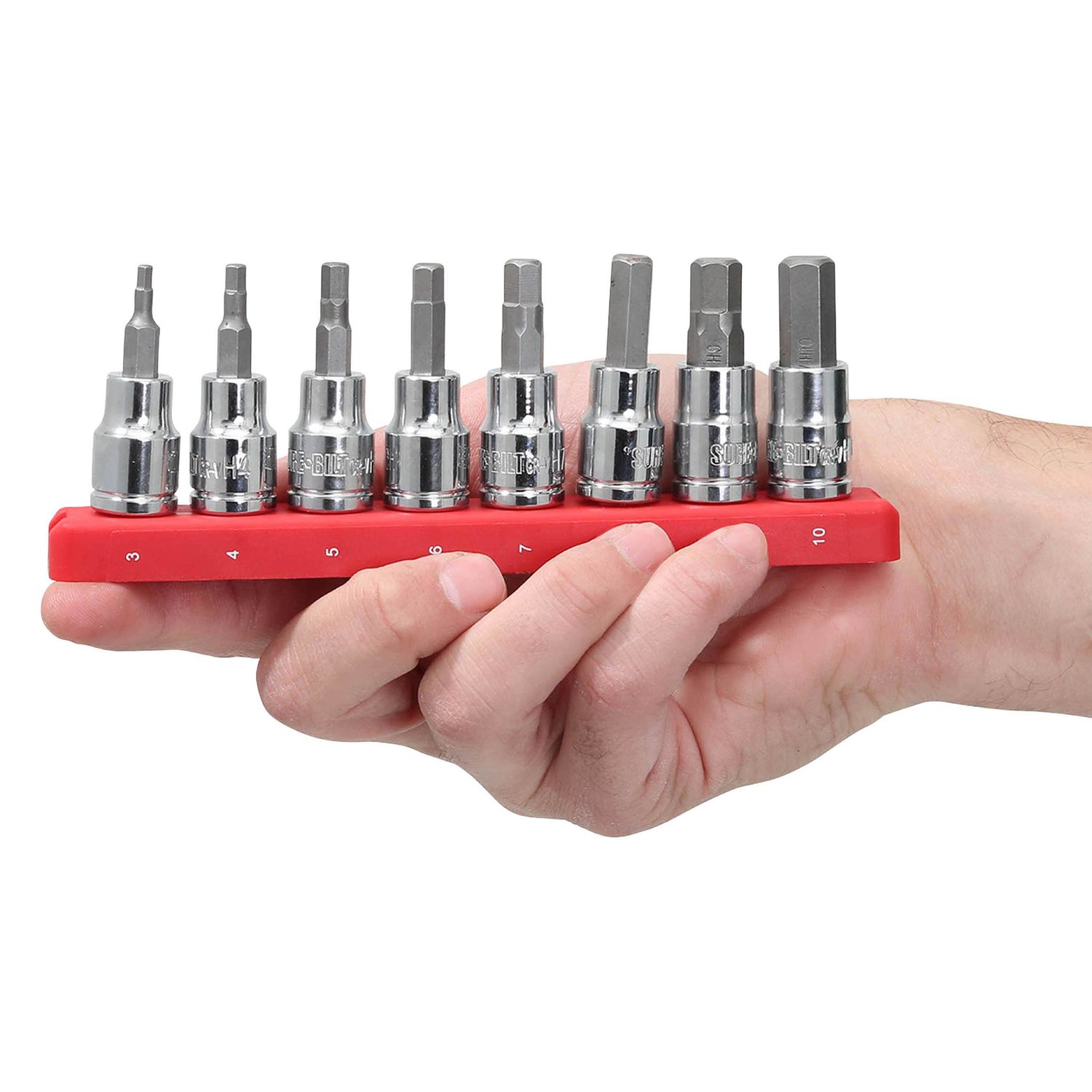 47.キハ400-147 SureBilt 3/8in Drive Hex Metric Bit Set 9 Piece