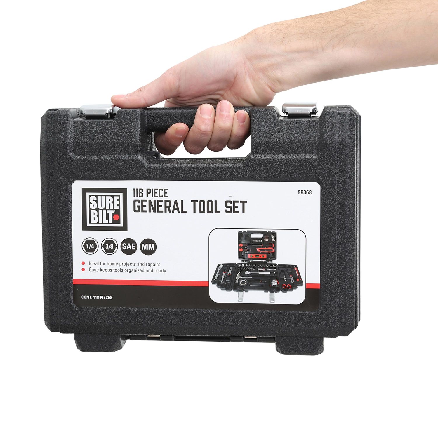 SureBilt Multi Purpose Tool Set, 118 Piece